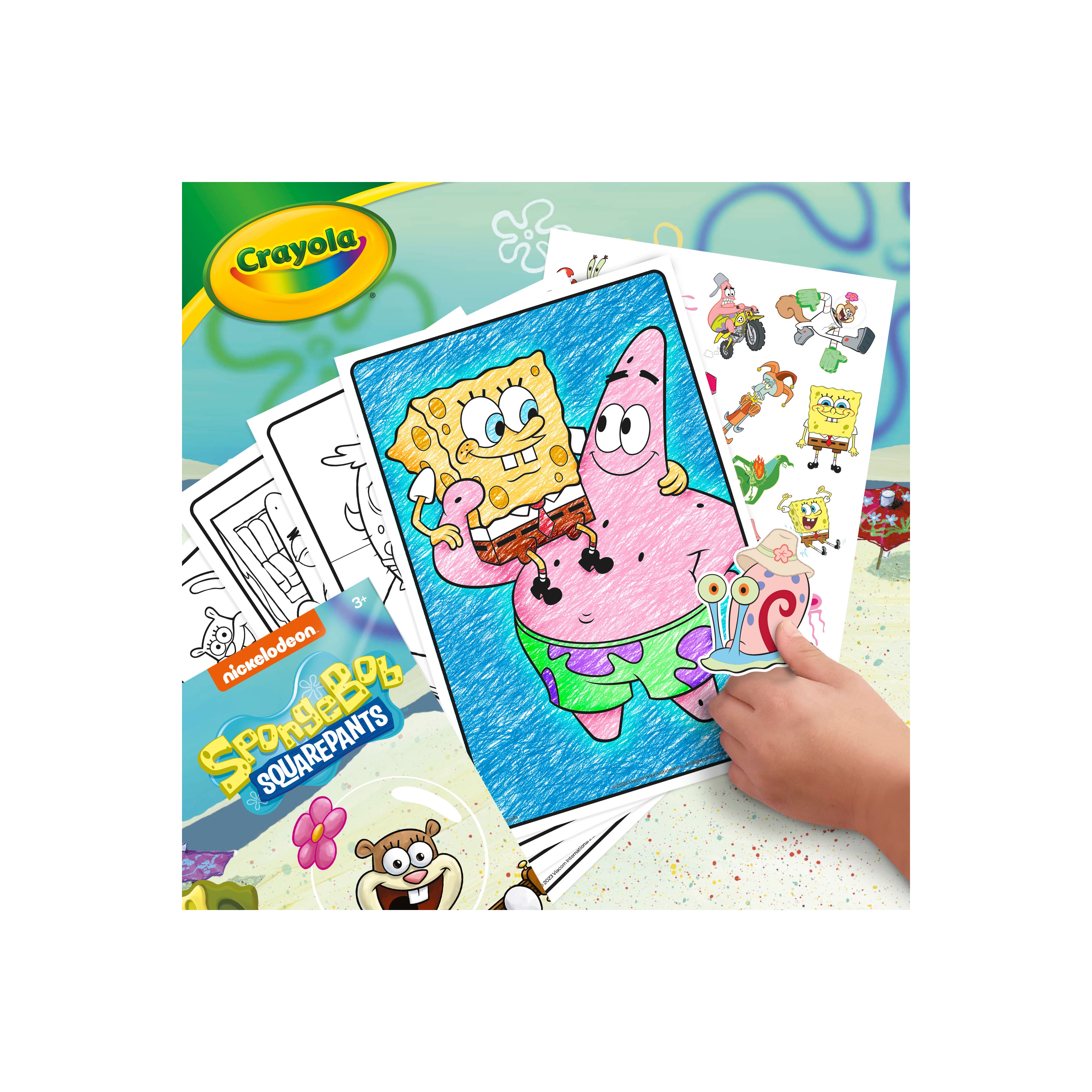 Crayola&#xAE; SpongeBob SquarePants Coloring Book &#x26; Sticker Sheet