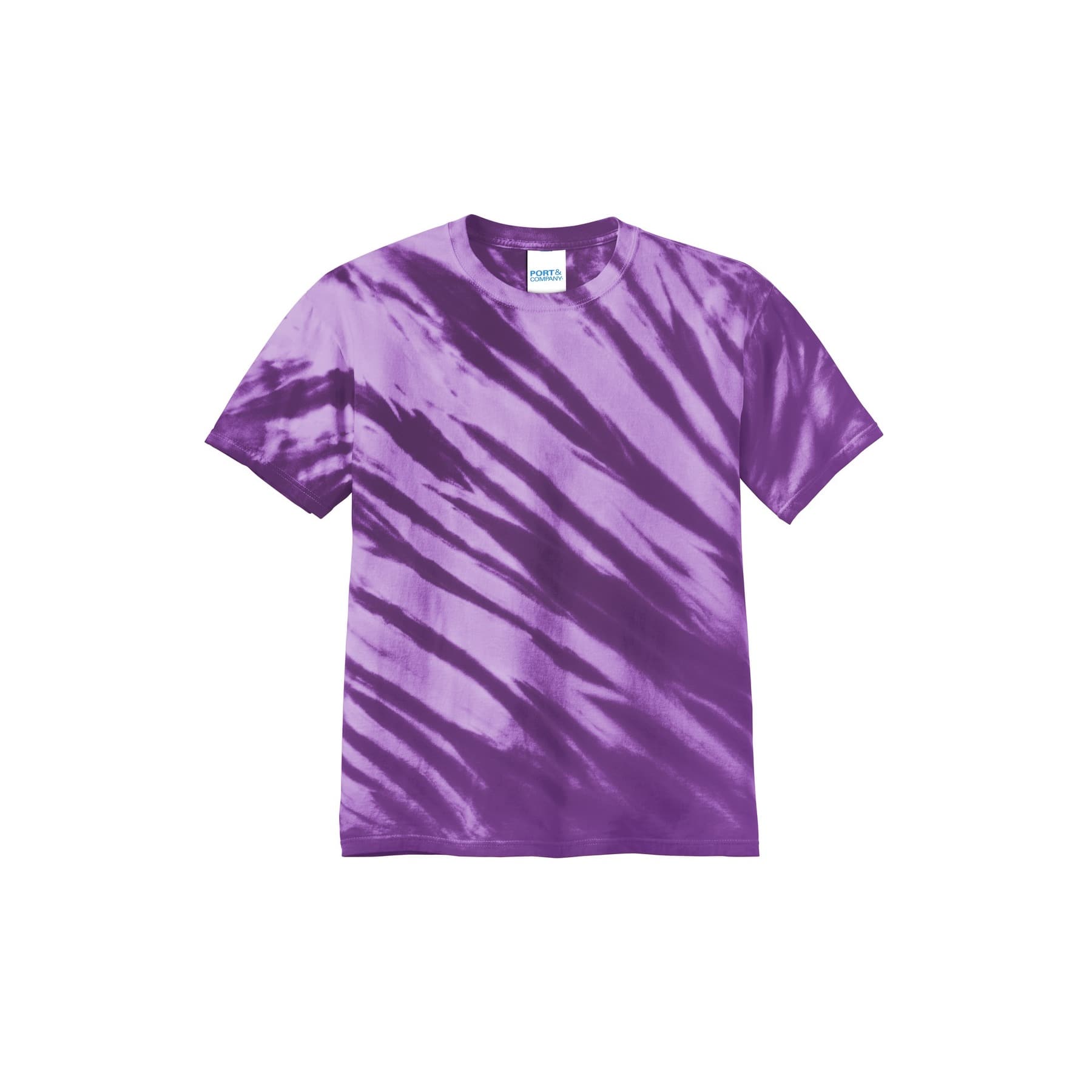 Port & Company® Tiger Stripe Tie-Dye T-Shirt