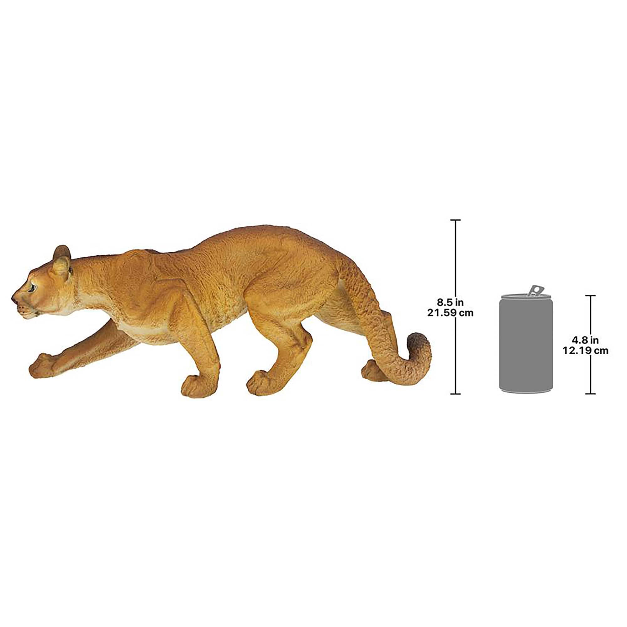 Design Toscano 22.5&#x22; Prowling American Mountain Cougar Statue