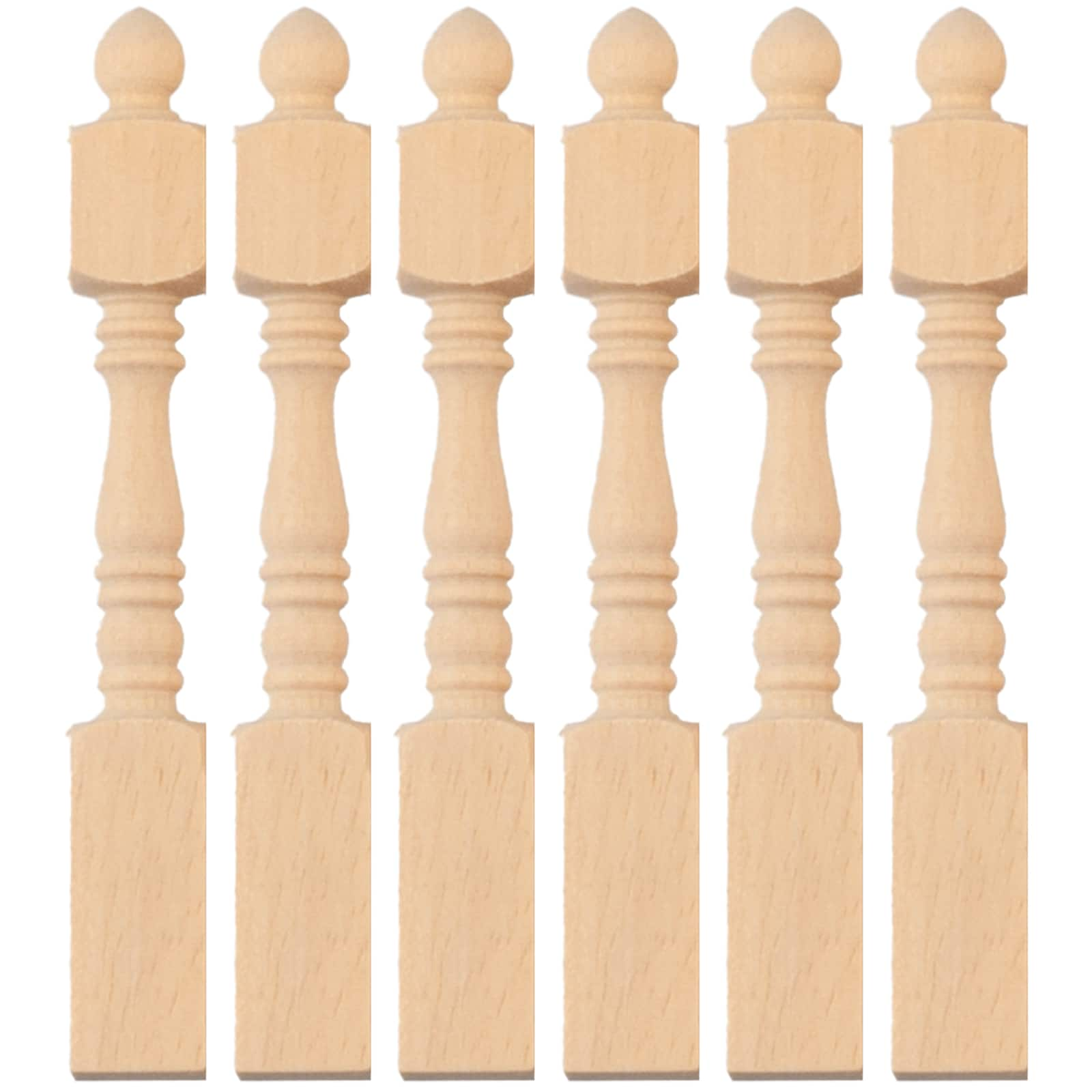 Houseworks&#xAE; Centurian Newel Posts, 6ct.