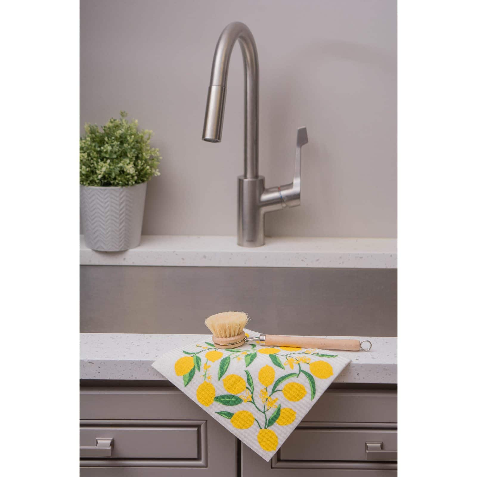 DII&#xAE; Lemon Swedish Dishcloth, 3ct.