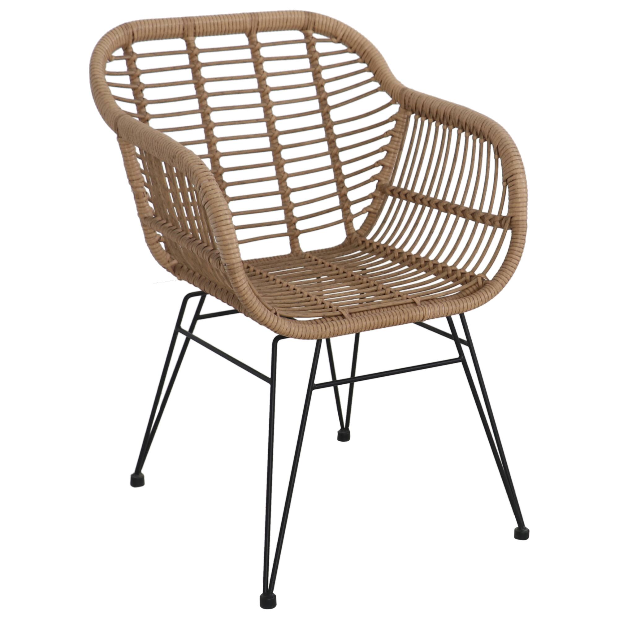 Coral Bay Rattan Outdoor Bistro Set with Cushions
