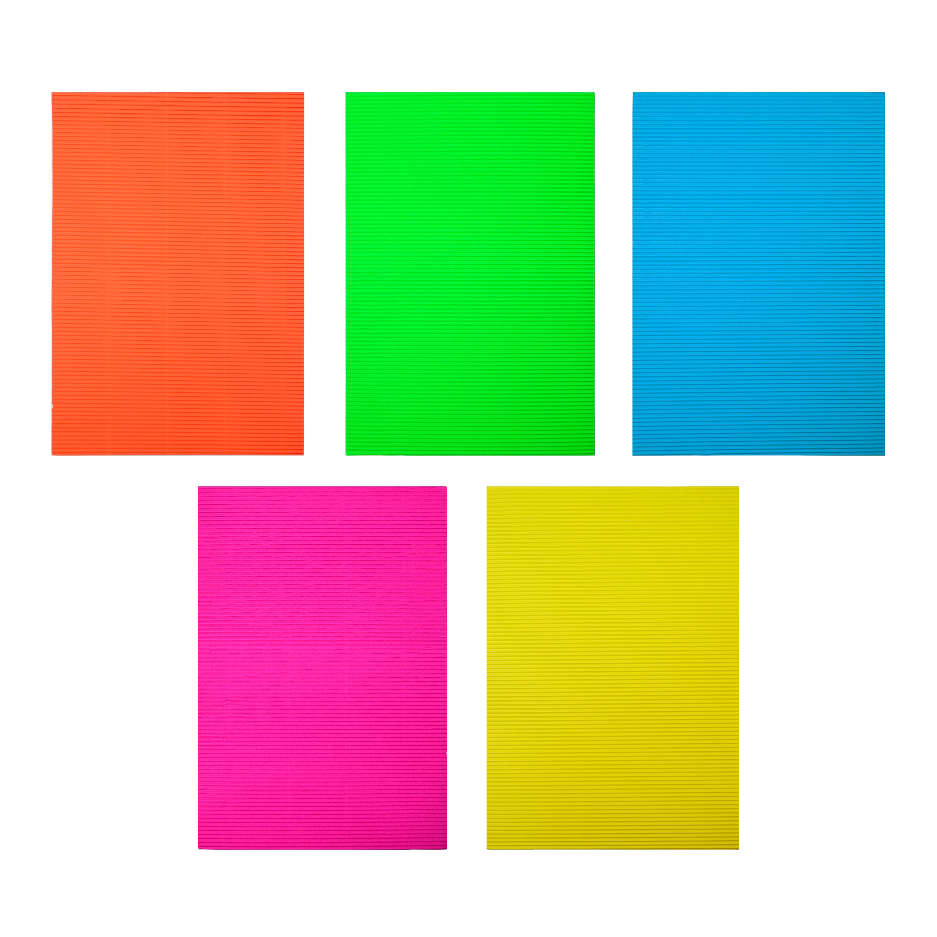 8.5&#x22; x 12&#x22; Neon Corrugate Paper, 20ct. by Creatology&#x2122;