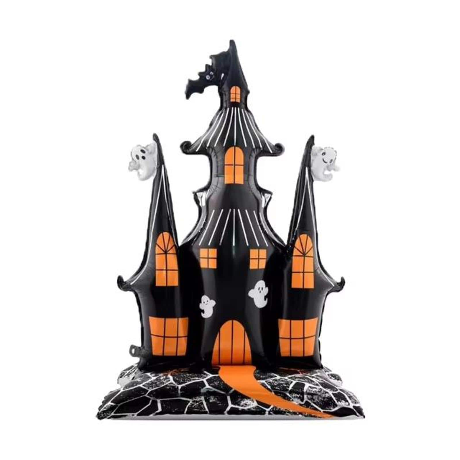 【HALLOWEEN　Party♪】✦BLACKハウス✦家具＆小物など全て付き♡ Lighted Spooky Black Haunted House by RAZ Imports – Traditions