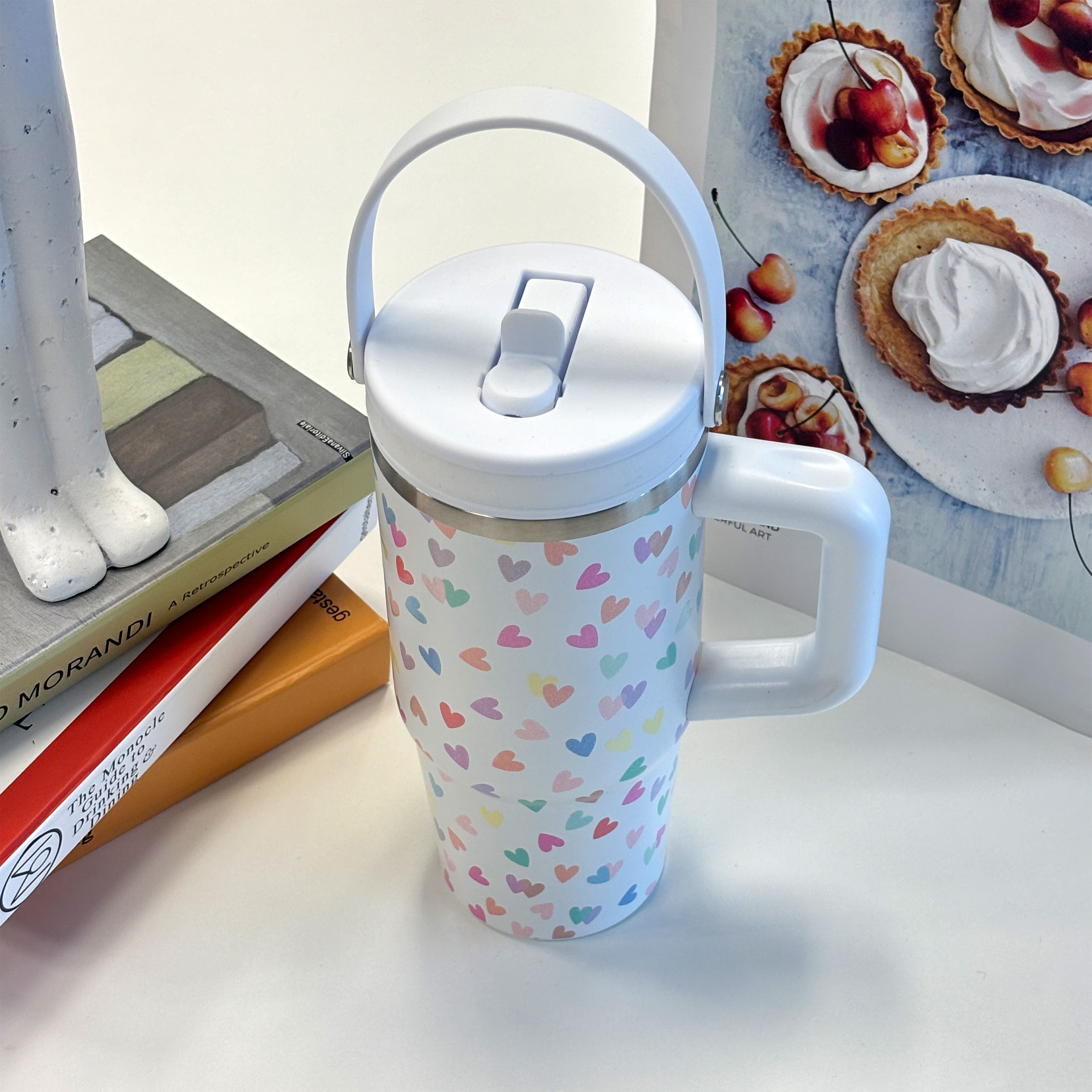 20oz. Hearts Stainless Steel Insulated Tumbler by Ashland®