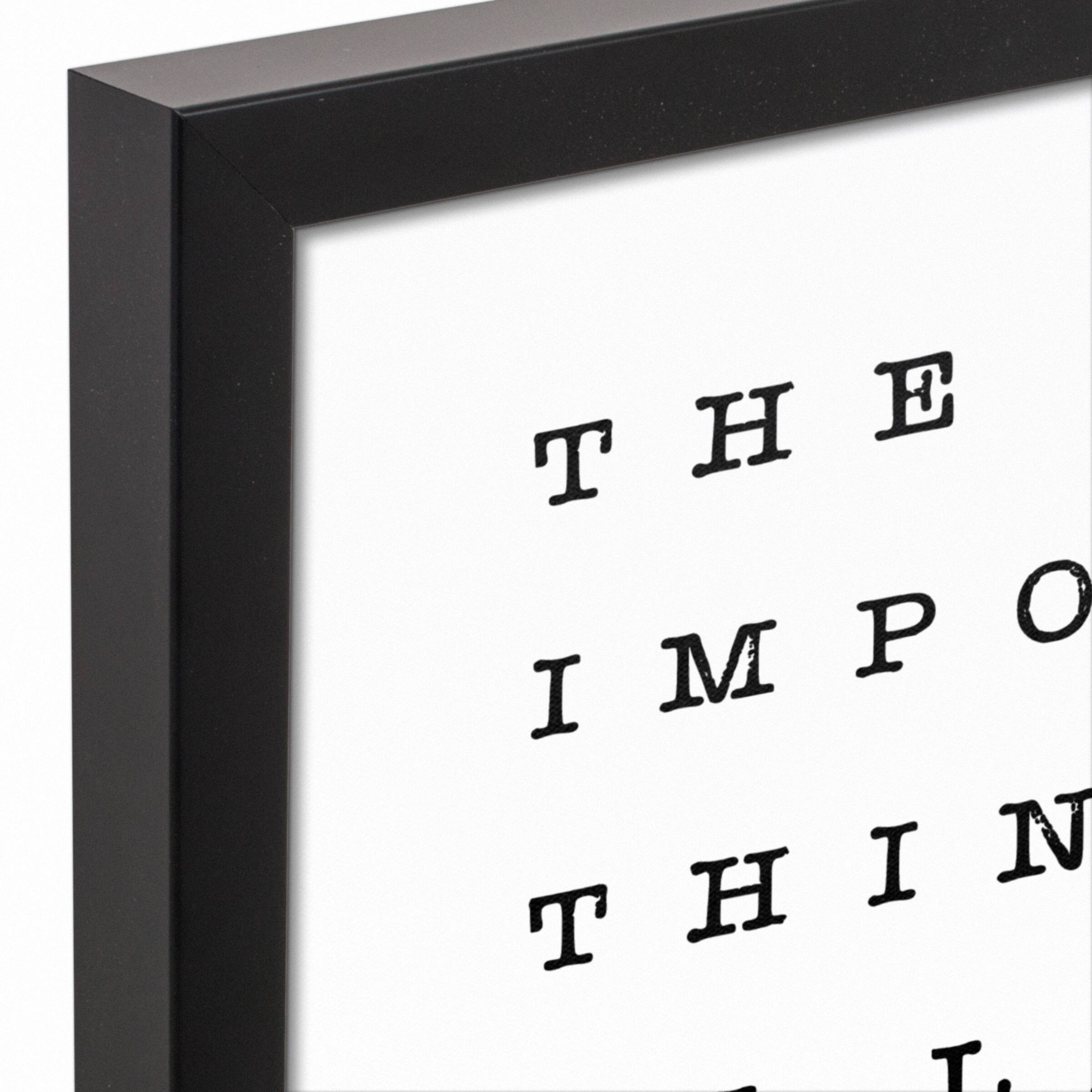 Moments We Share 17.73" x 21.73" Black Framed Canvas