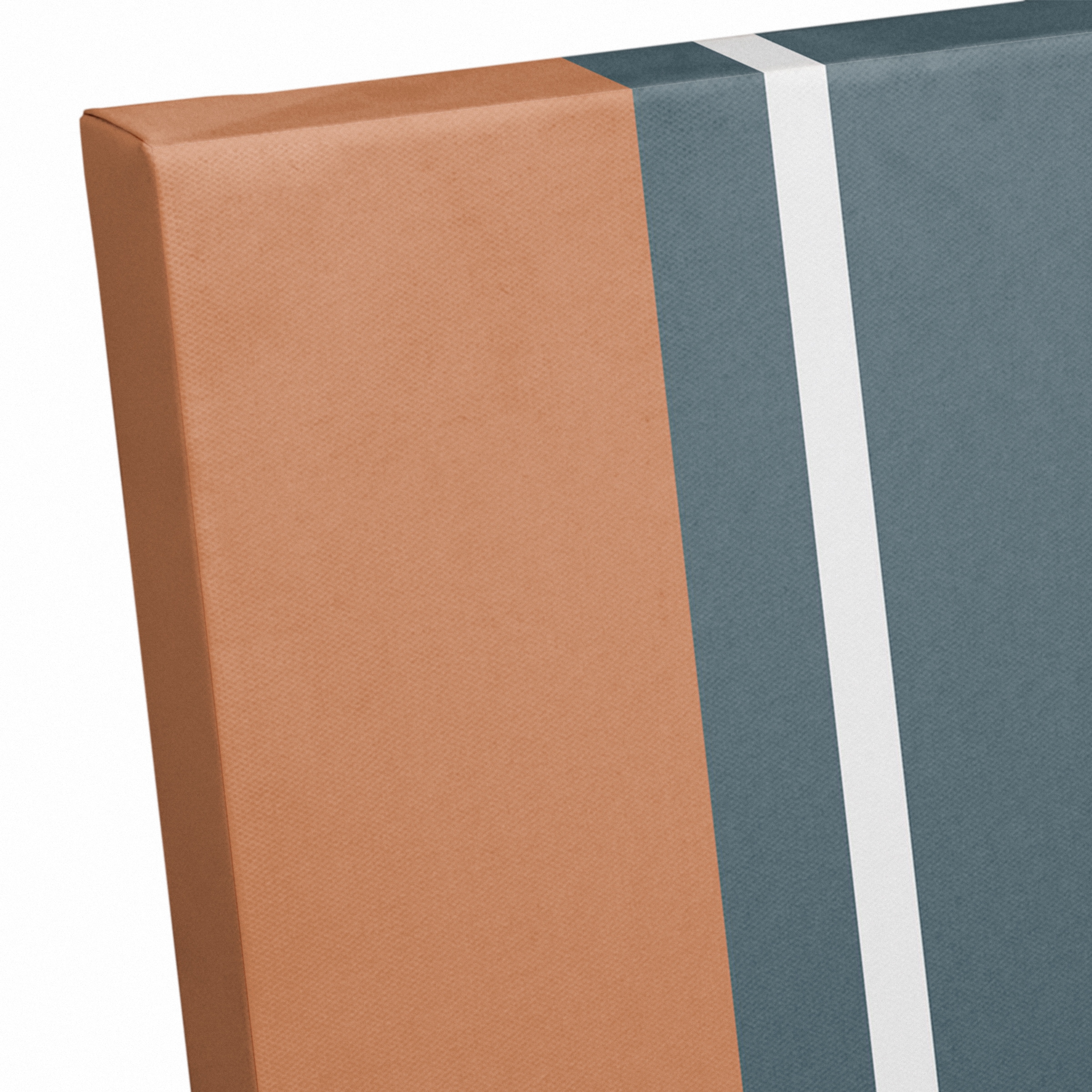 Stripes And Triangles 30" x 20" Canvas Wall Art