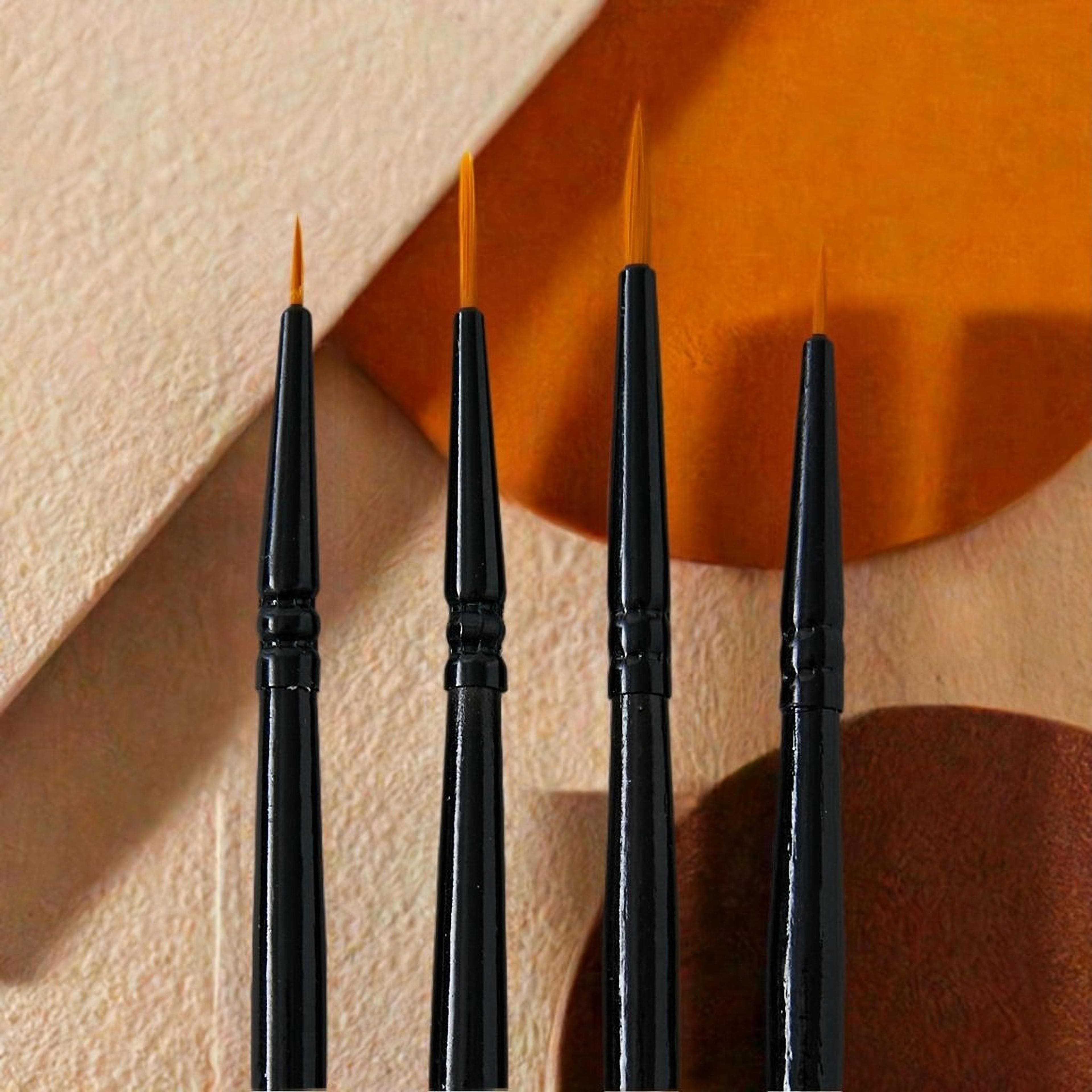 Golden Synthetic Round Acrylic Brushes, 4pc. by Artist&#x27;s Loft&#xAE; Necessities&#x2122;