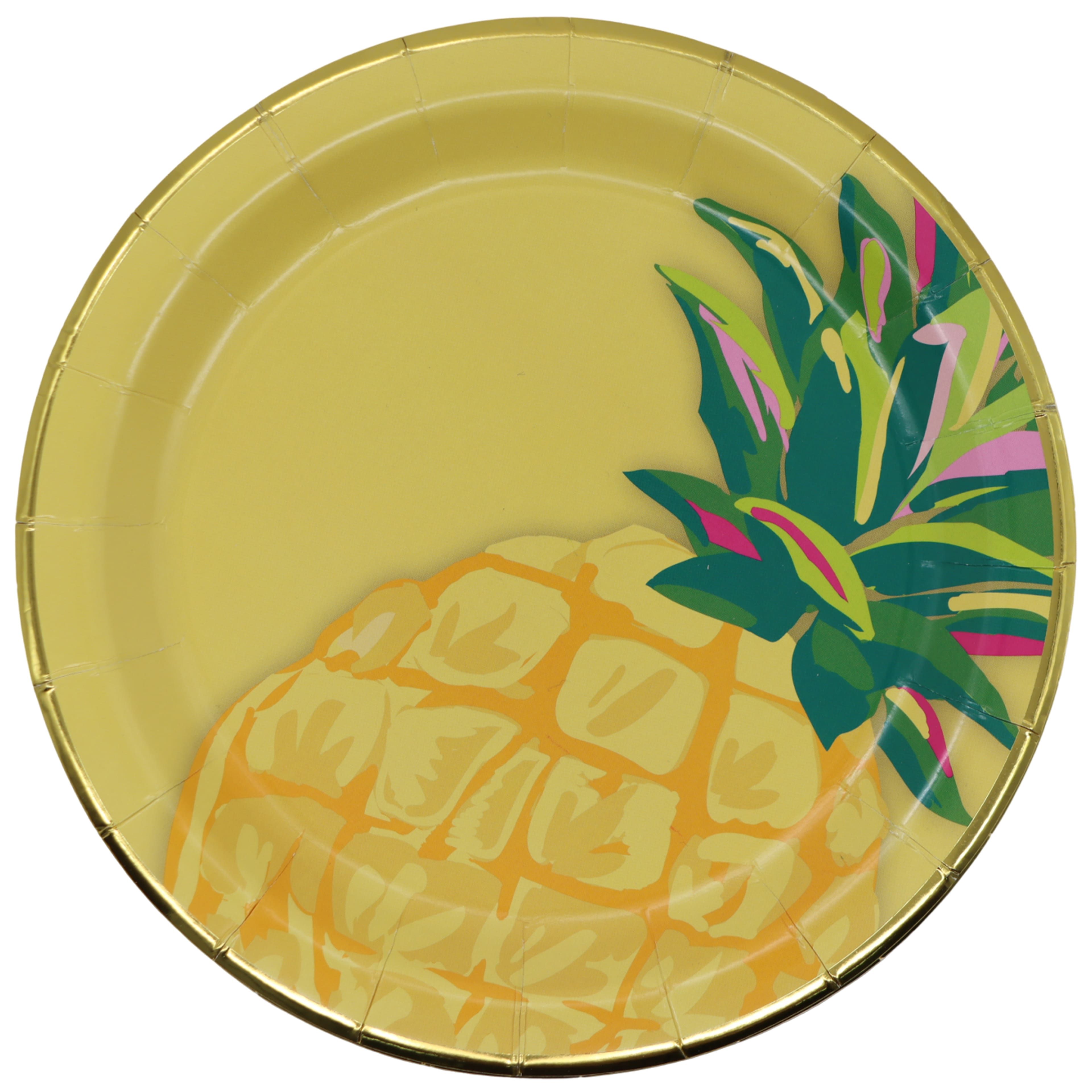 7&#x22; Pineapple Paper Plates, 12ct. by Ashland&#xAE;