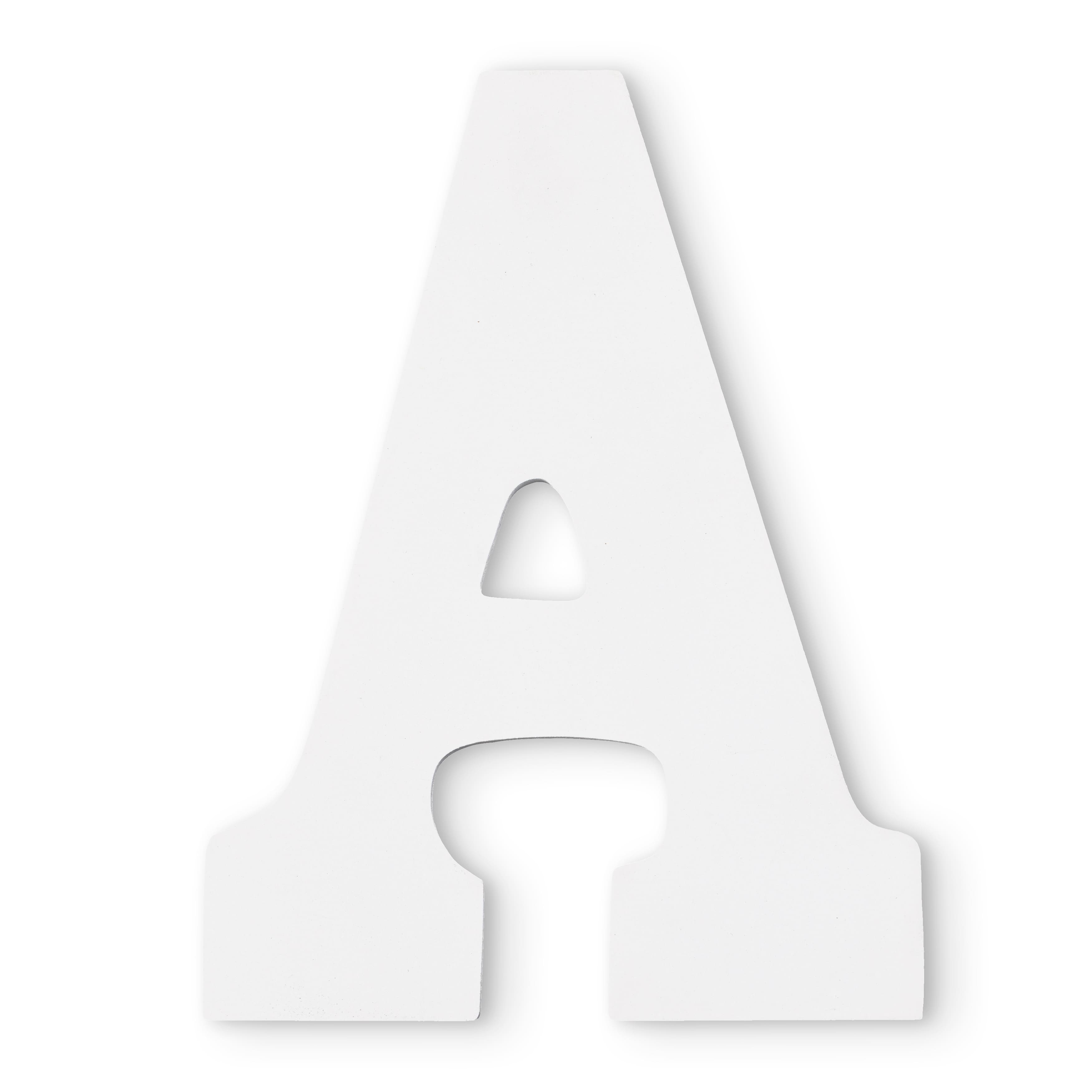 6 Pack: 9&#x22; White MDF Whimsy Letter by Make Market&#xAE;