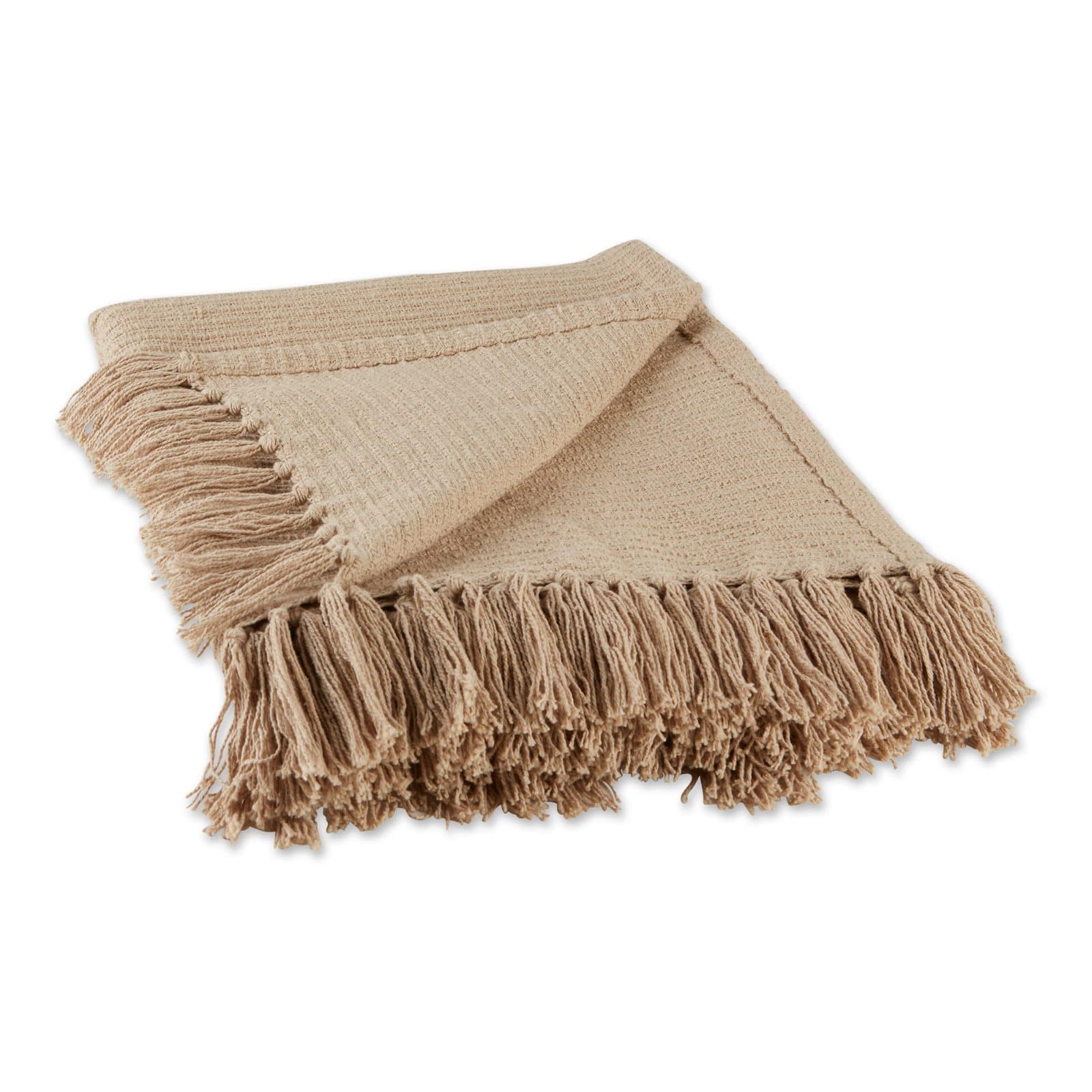 DII&#xAE; Vintage Linen Solid Ribbed Throw