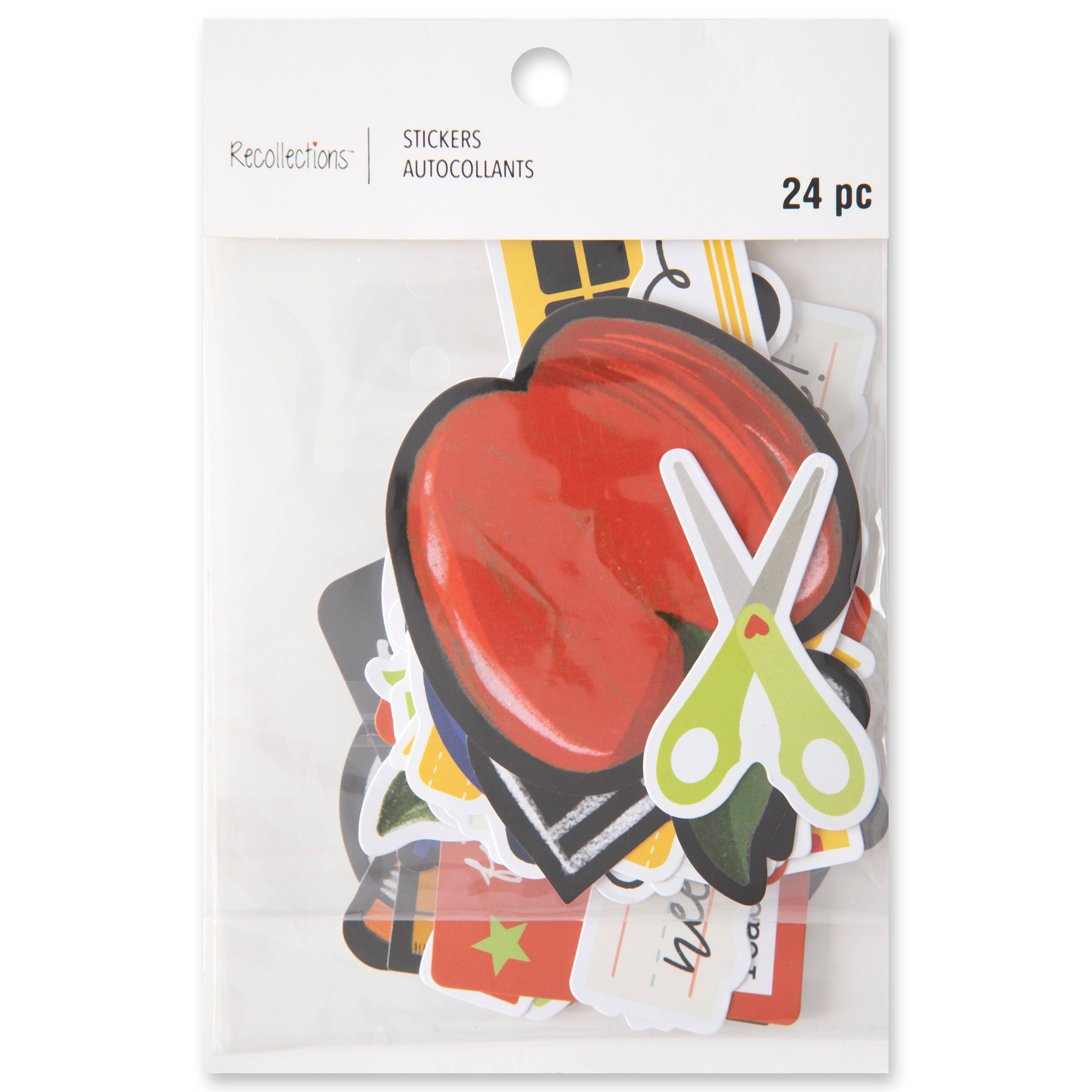 12 Pack: School Die Cut Stickers by Recollections™