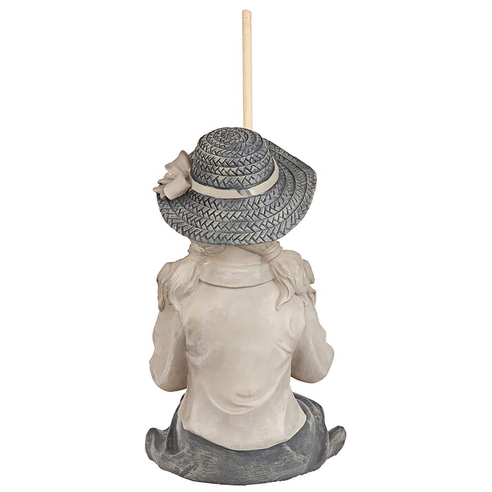 Design Toscano 17&#x22; Nellie&#x27;s Big Catch Fisherwoman Statue