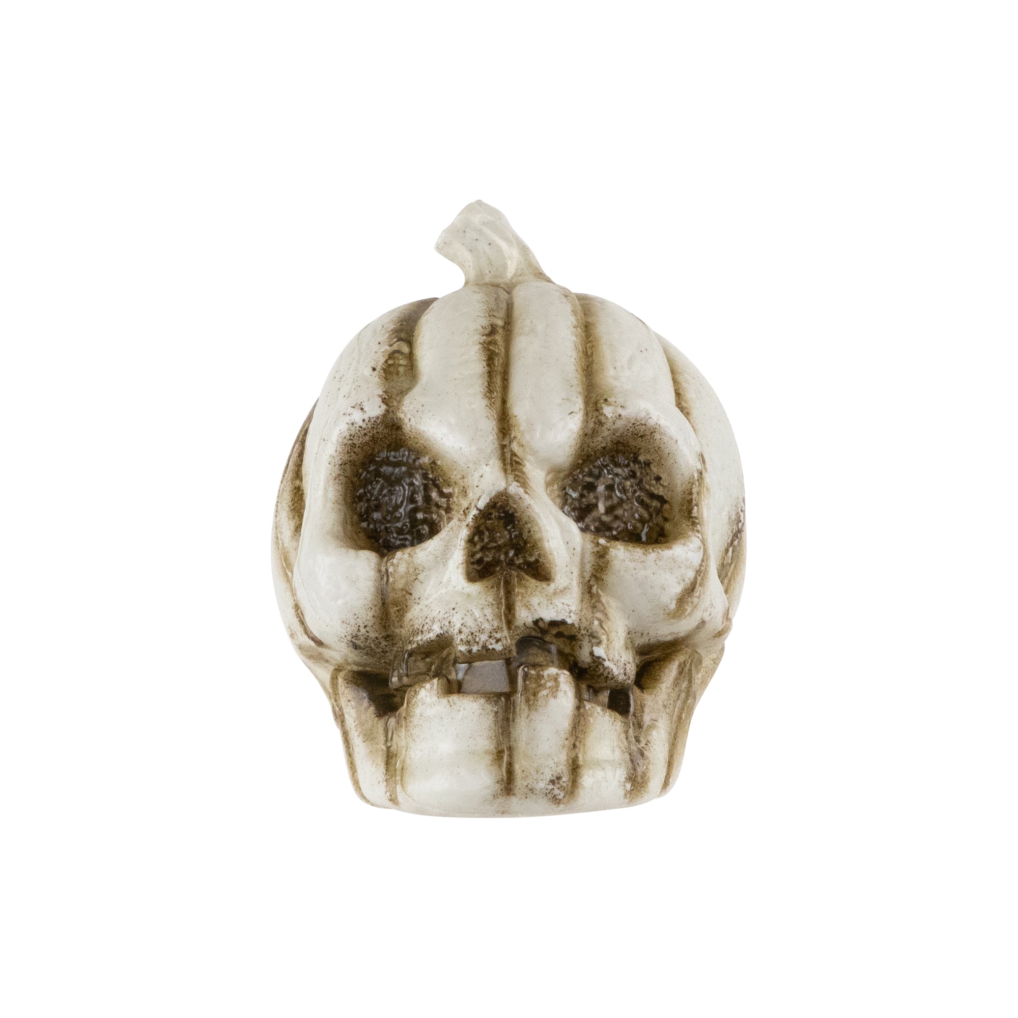 Bag of Mini Pumpkin Head Skulls Halloween Decorations - 3&#x22; - Set of 6