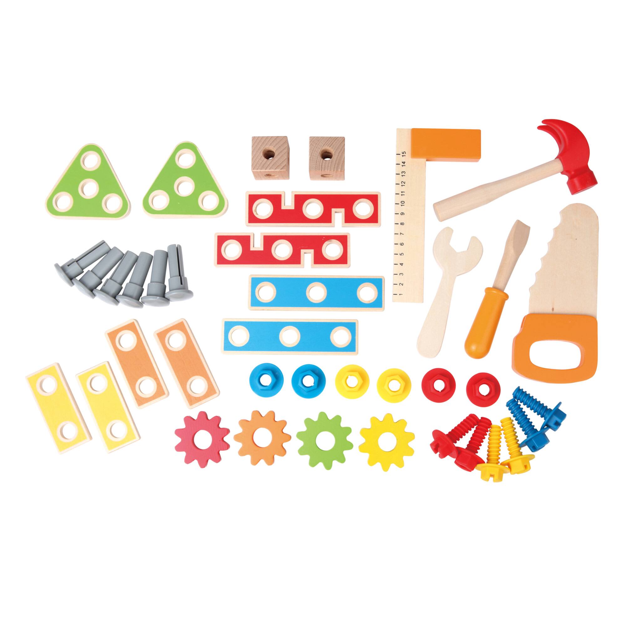 Hape Master Workbench Kid&#x27;s Wooden Tool Workshop Toy