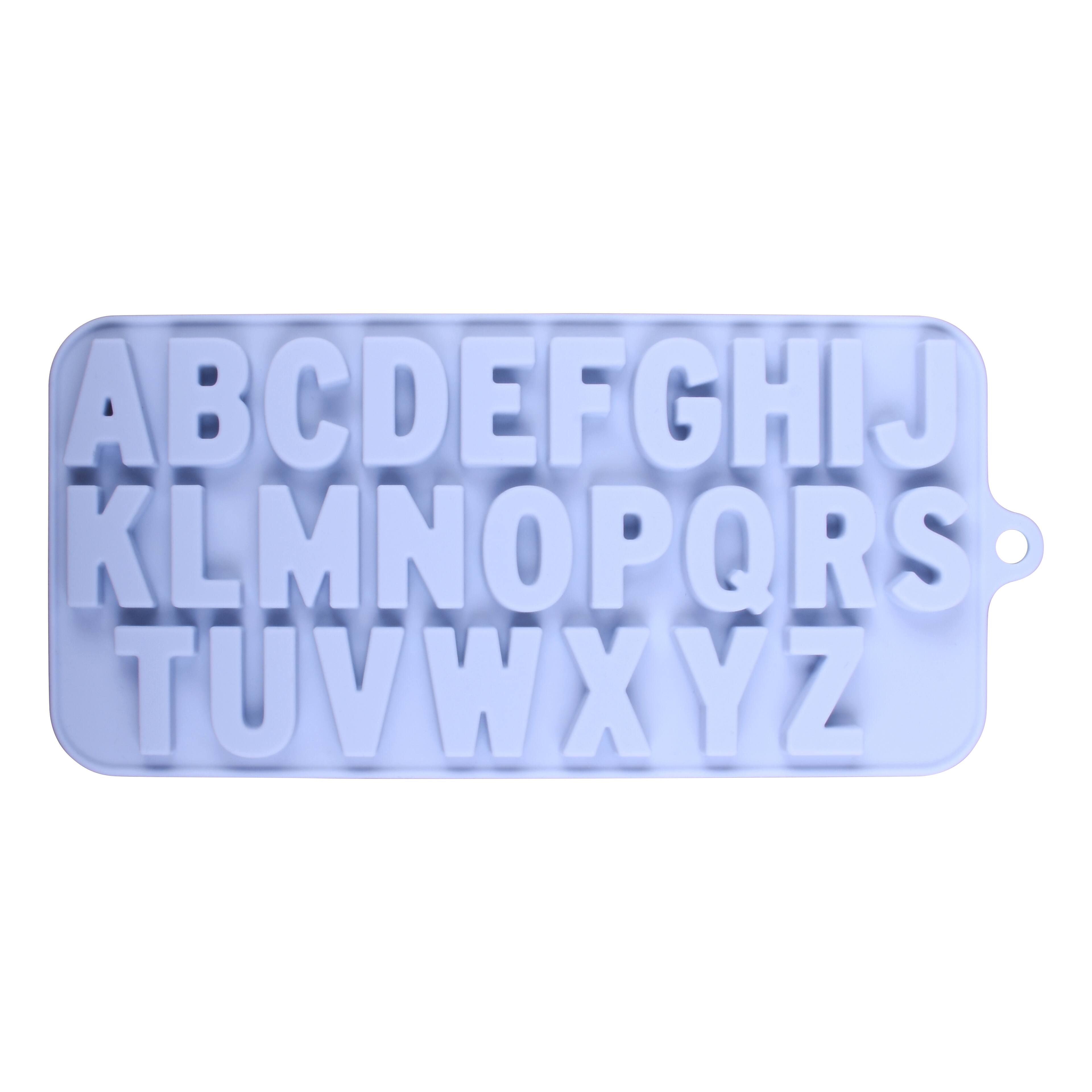 Alphabet Silicone Candy Mold by Makery™