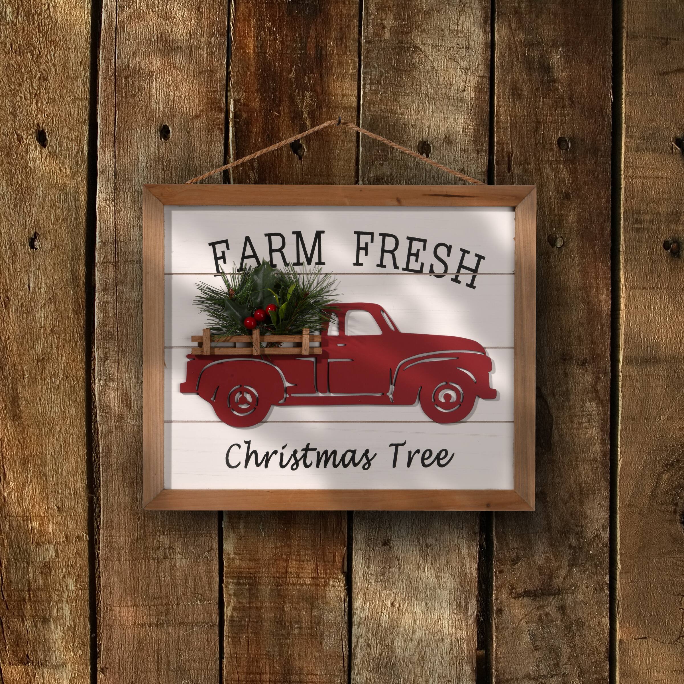 12.5" Farm Fresh Wall Art