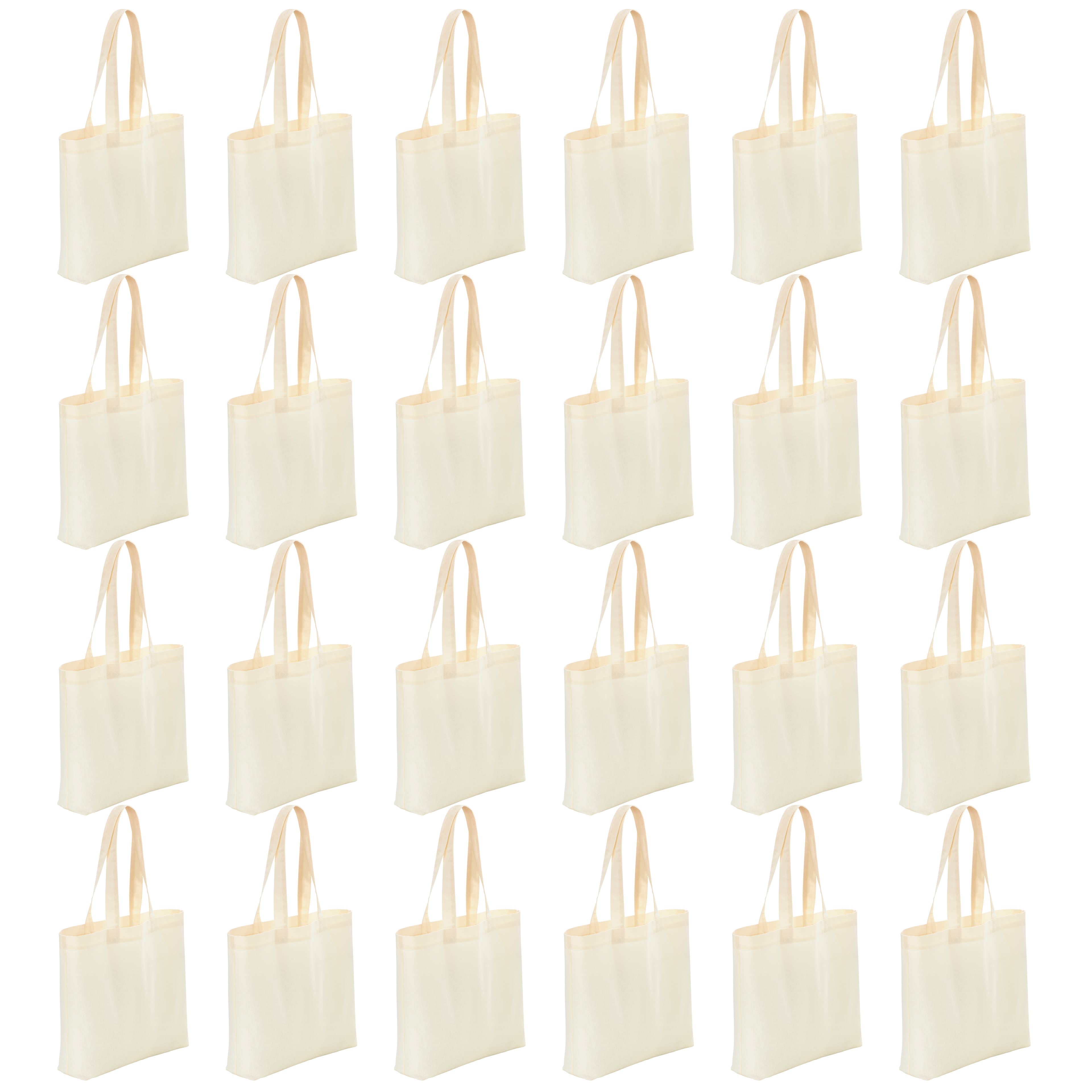 24 Pack: Cotton Tote Bag by Make Market®