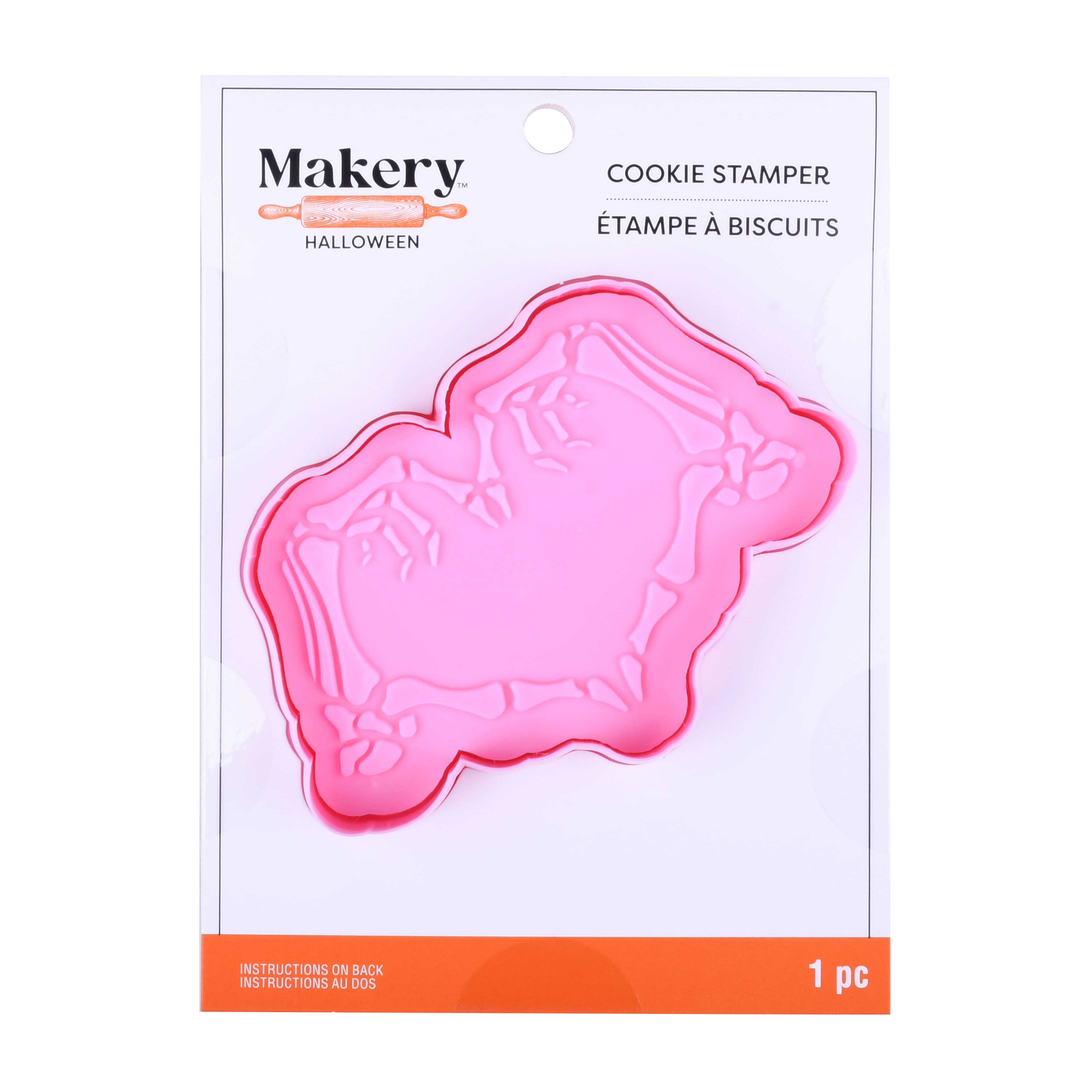 3" Skeletal Heart Cookie Stamper by Makery™