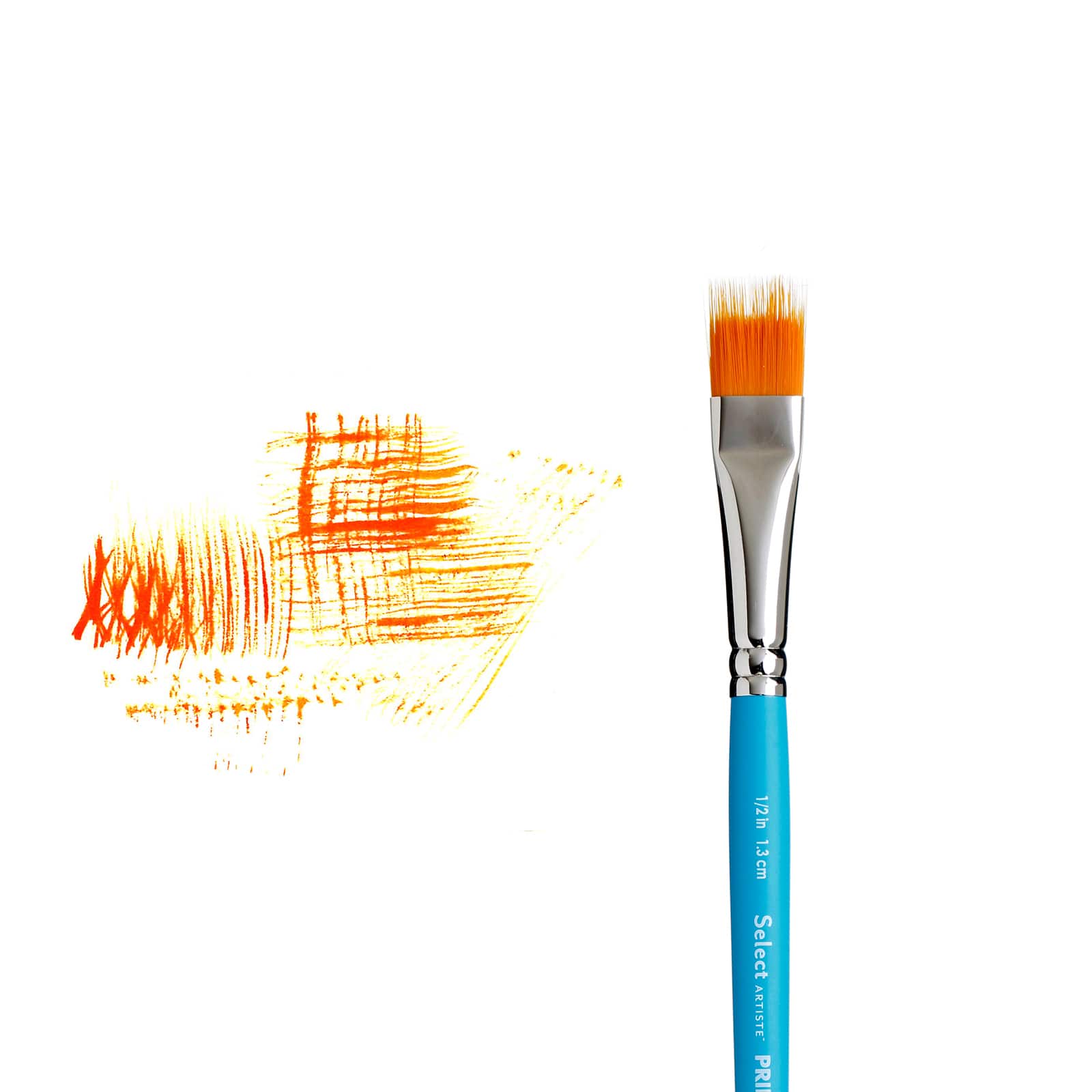 12 Pack: Princeton™ Select Artiste™ Series 3750 Short Handle Grainer Brush, 1/2"