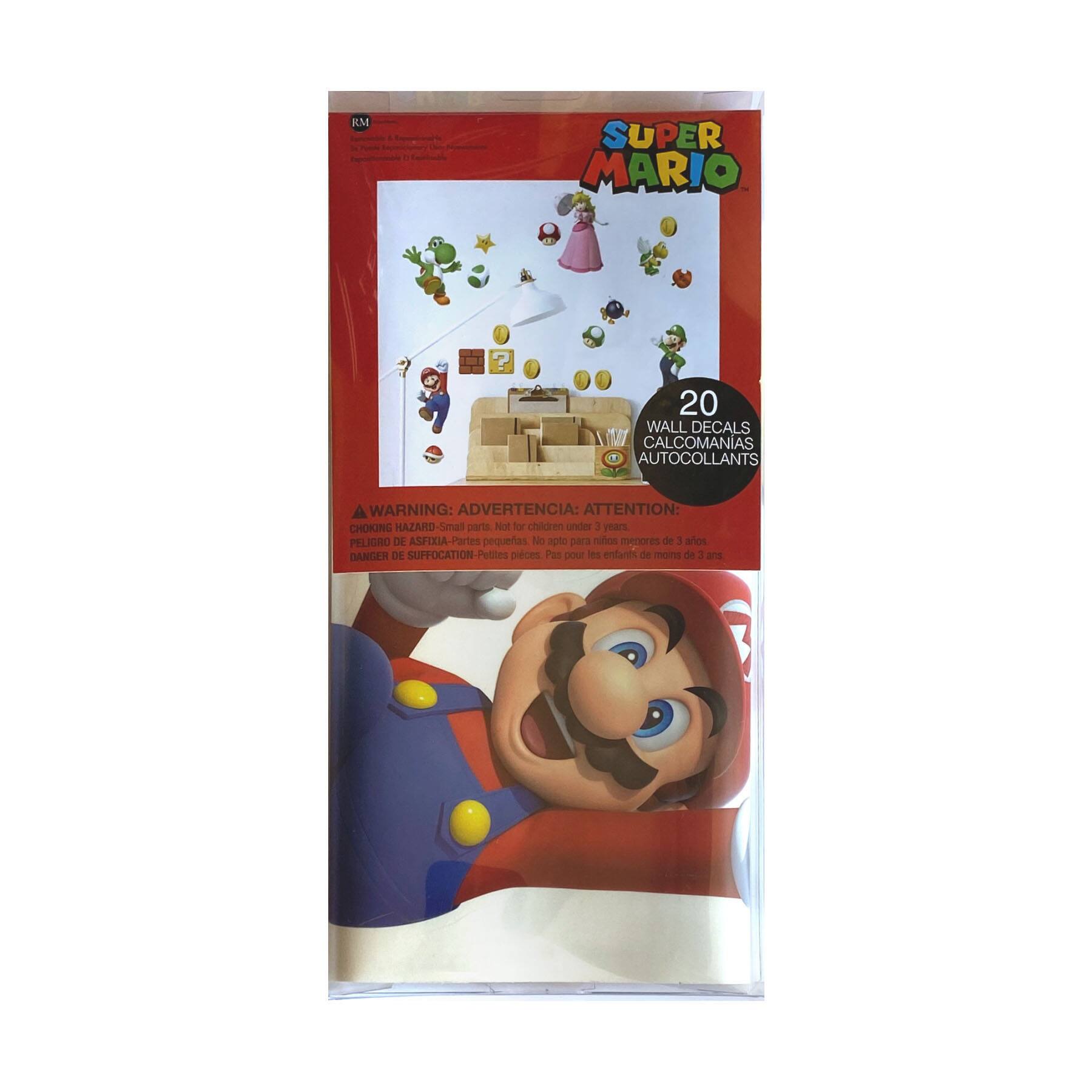RoomMates Super Mario Brothers Peel &#x26; Stick Wall Decals