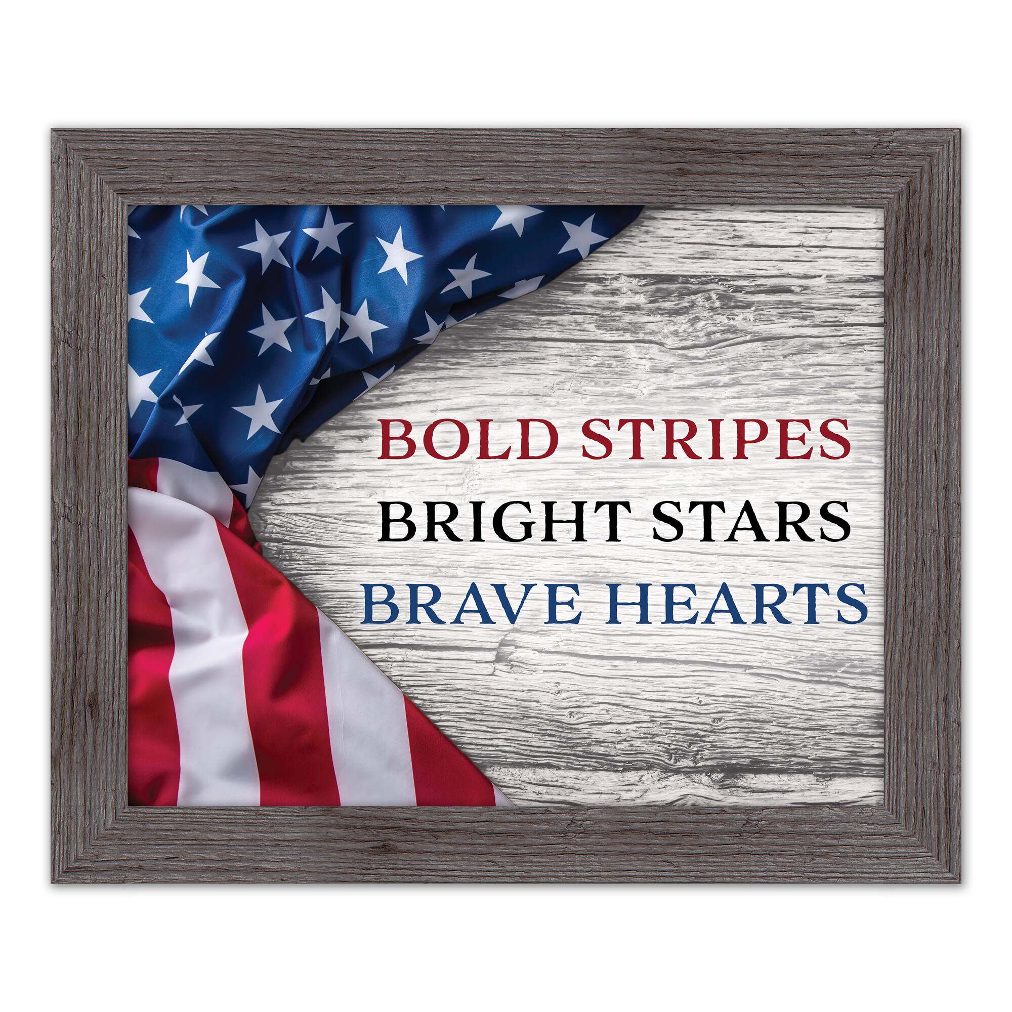 Bold Bright Brave Western Framed Print