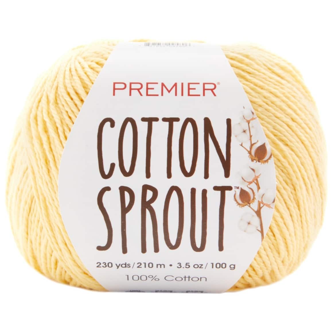 Premier Yarns Cotton Sprout DK, Natural Cotton Yarn, Machine-Washable, DK  Yarn for Crocheting and Knitting, Gloaming, 3.5 oz, 230 Yards