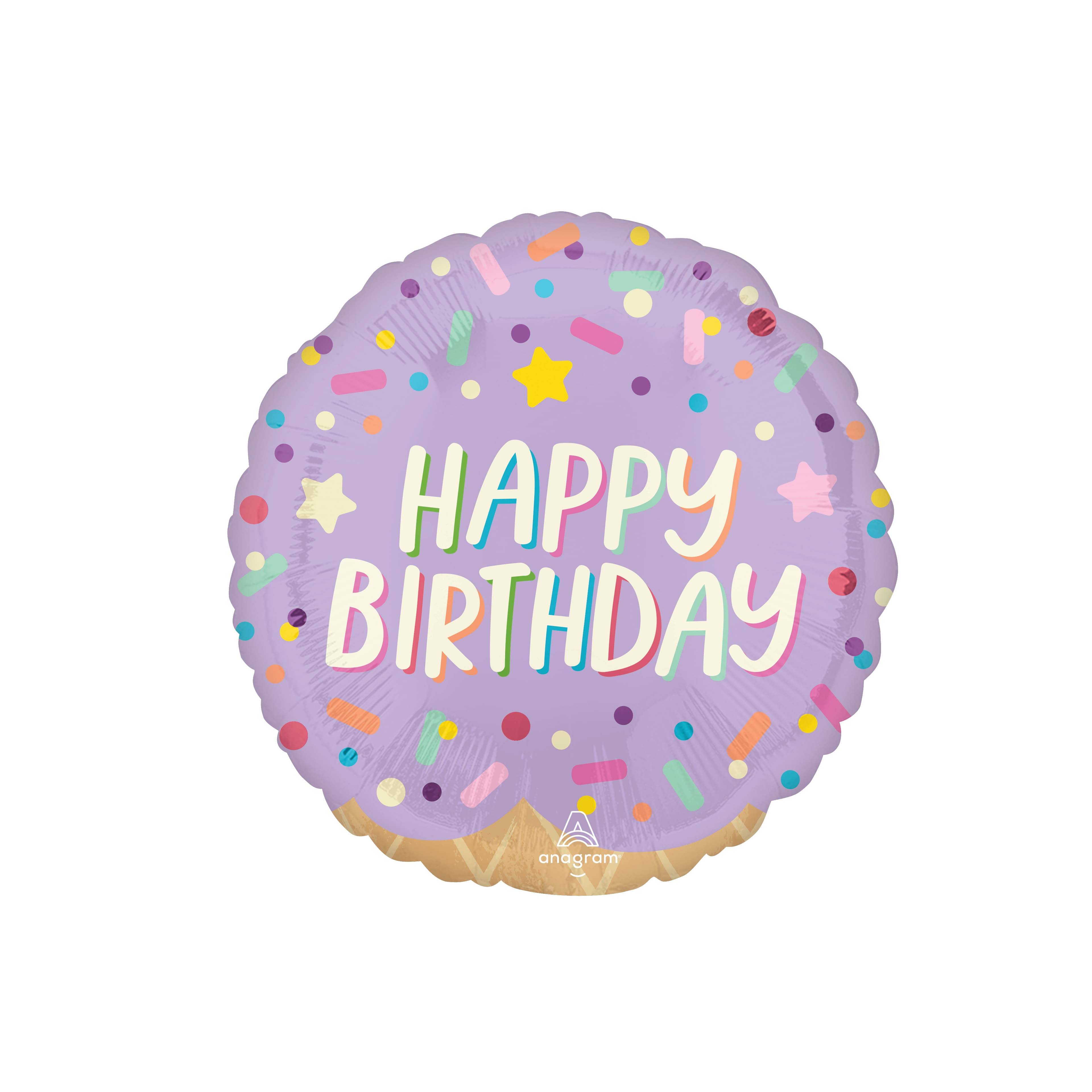 17&#x22; Ice Cream Party Birthday Foil Balloon