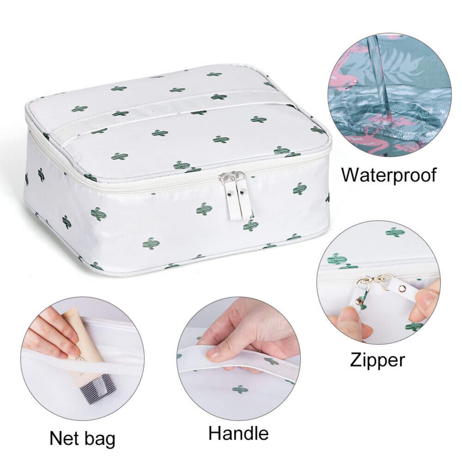 NEX™ White Cosmetic Organizer with Adjustable Divider