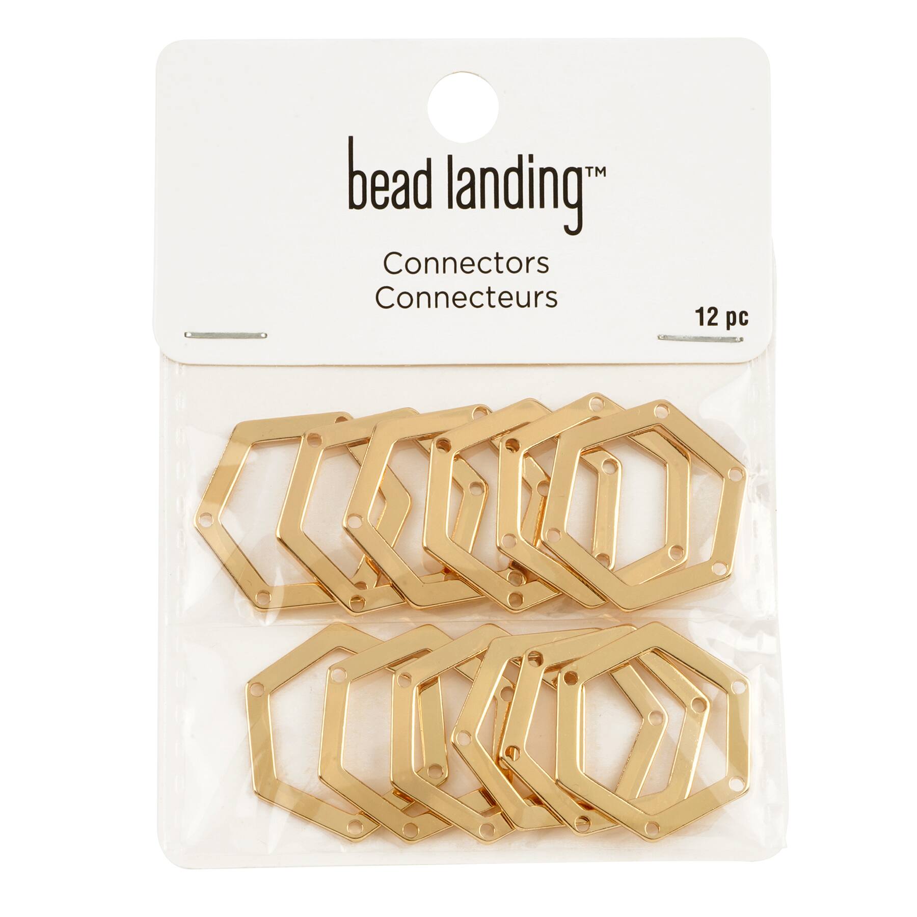 12 Packs: 12 ct. (144 total) Hexagon Connectors by Bead Landing™