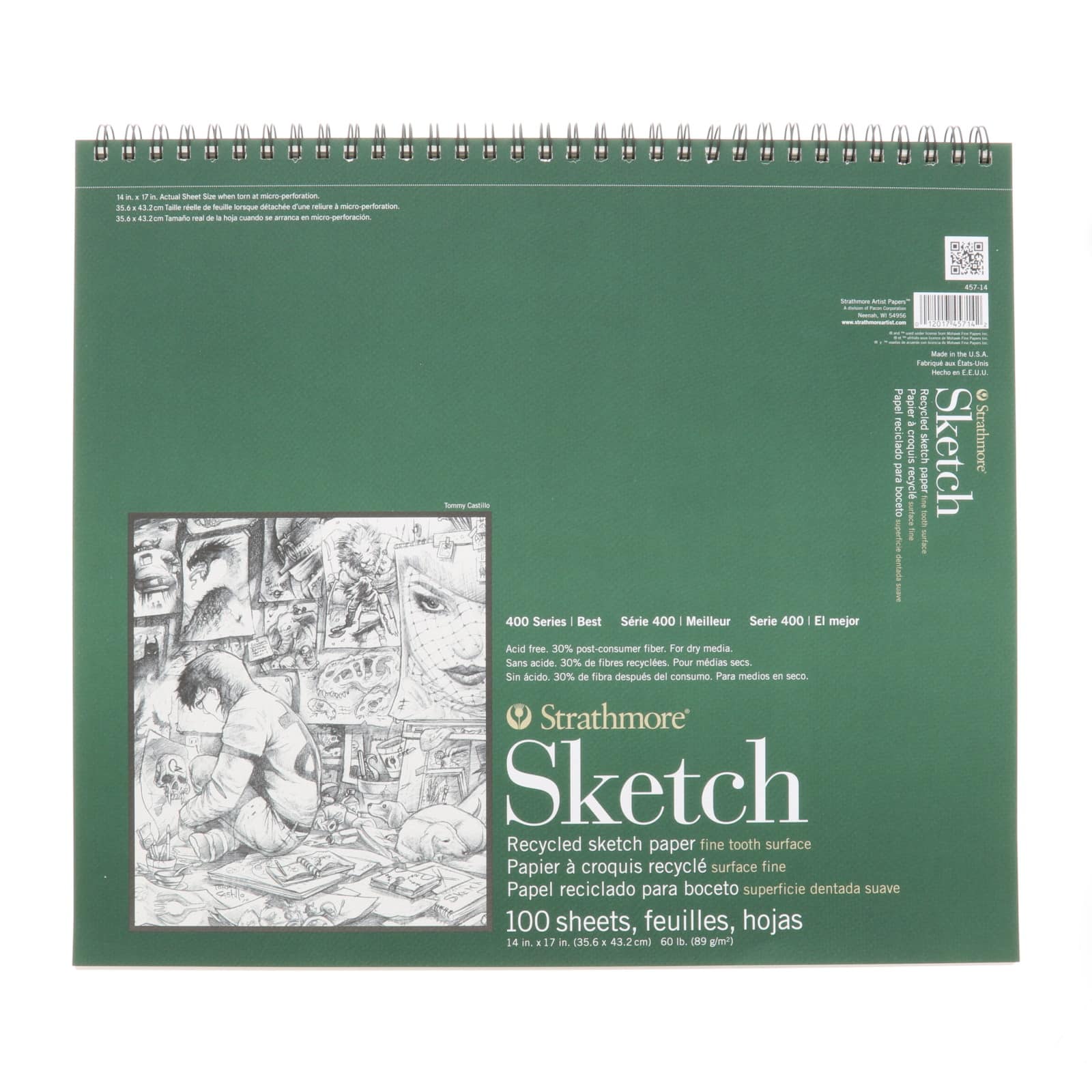 Strathmore 400 Series Recycled Drawing Pad 11x 14