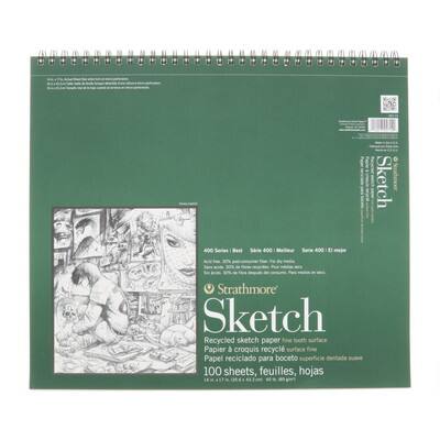 Strathmore 400 Series 9 x 12 Sketch Pad - 100 Sheets