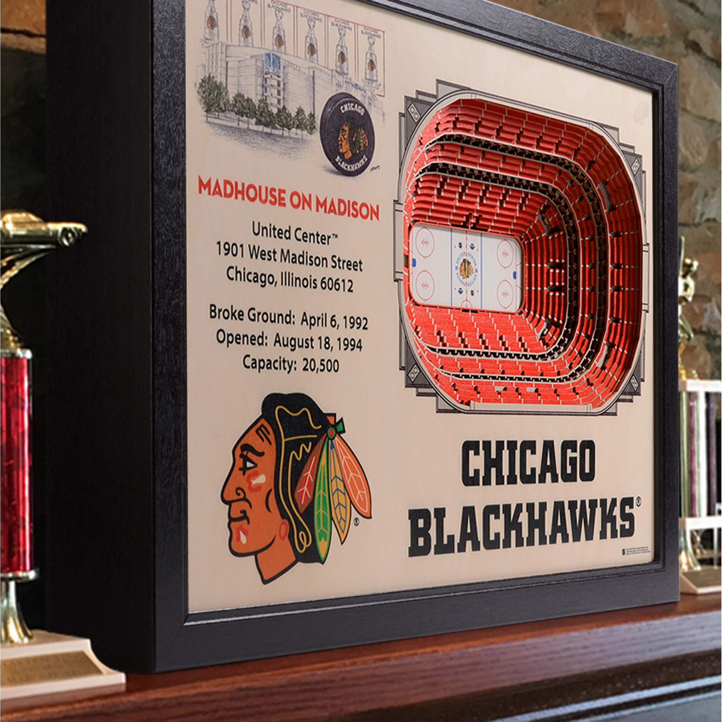 NHL 25-Layer StadiumView Wall Art