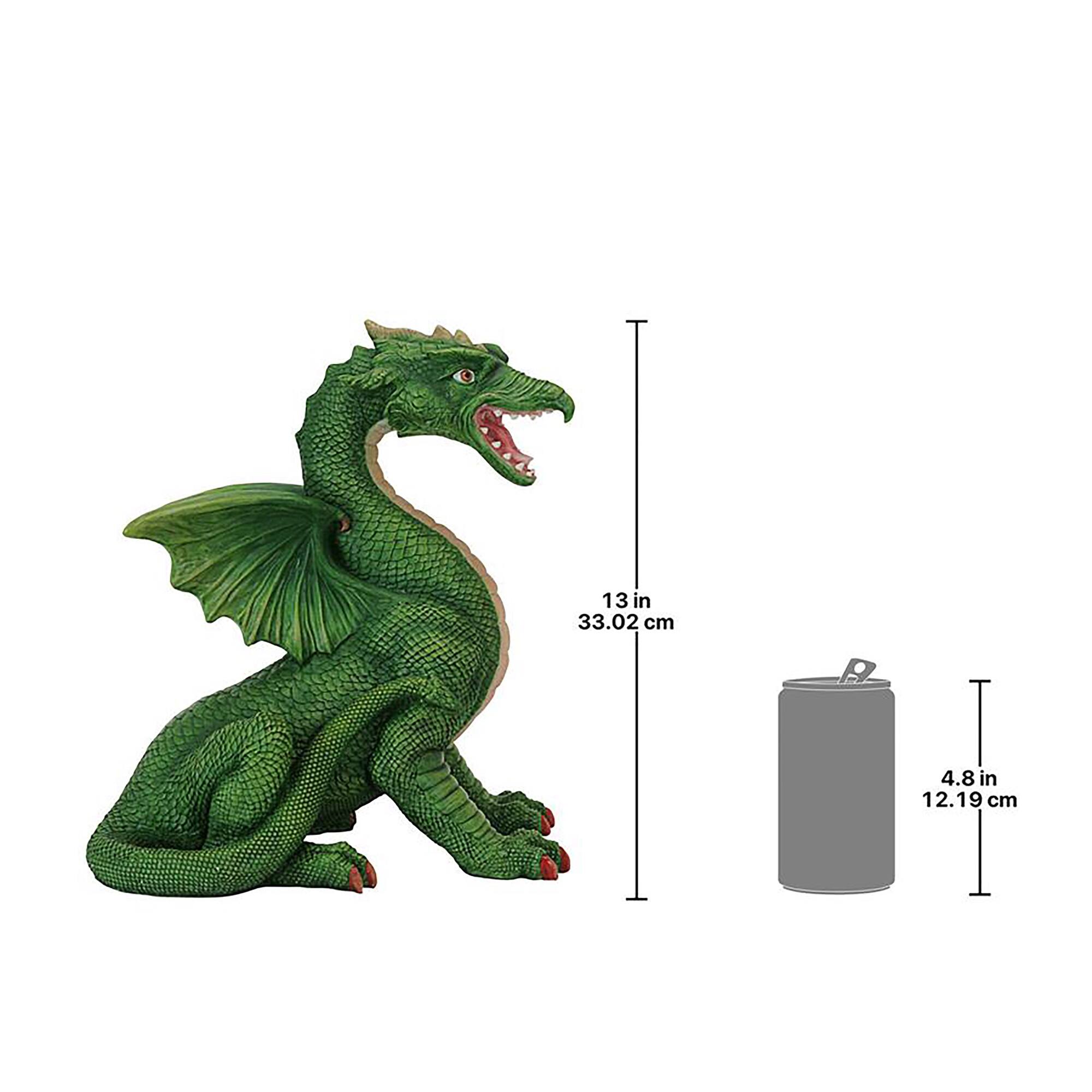 Design Toscano 13&#x22; Ormarr Dragon Monster of the Drawbridge Moat Statue