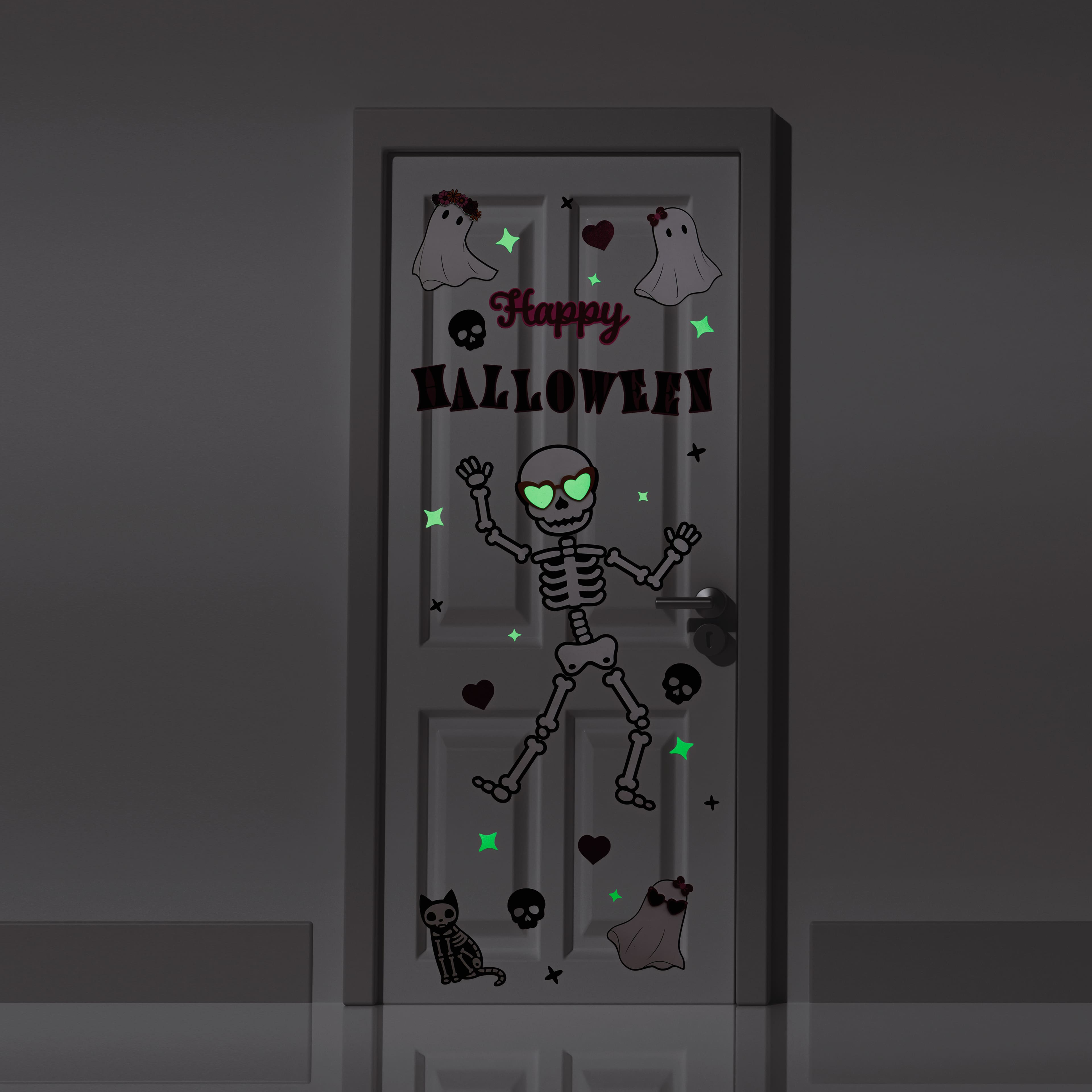 Sweet &#x26; Spooky Glow-in-the-Dark Door D&#xE9;cor by Creatology&#x2122;