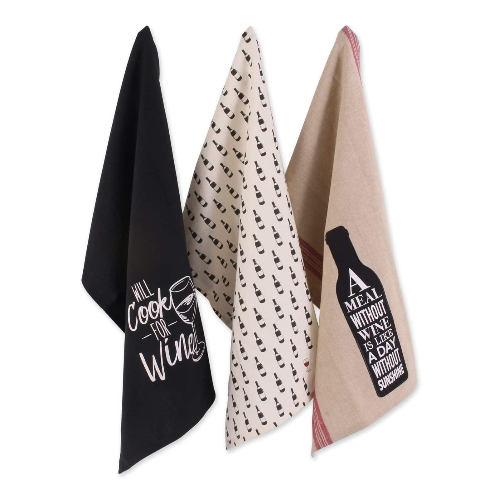 DII&#xAE; Wine &#x26; Sunshine Kitchen Textiles Dishtowel Set