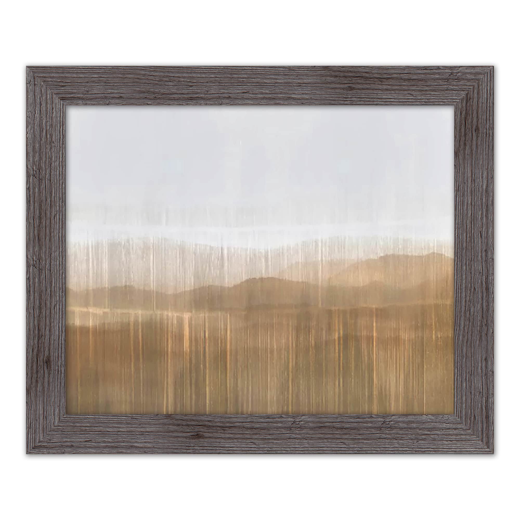Abstract Landscape Western Gray Framed Print
