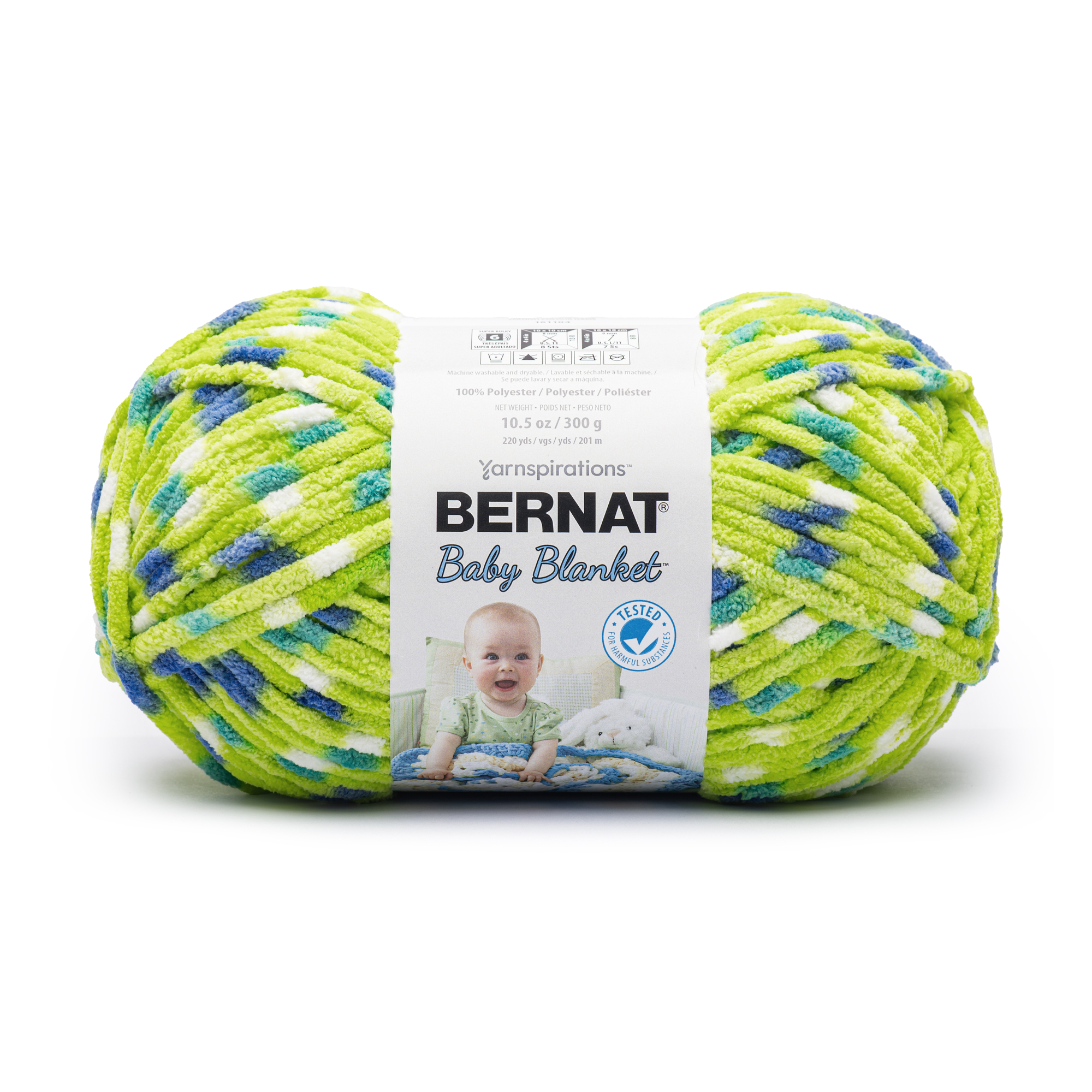 Gomitolo Bernat Blanket Big In Ciniglia – 300g Di Puro Poliestere, Colore Abete Blu, Peso Jumbo Per Coperte Morbide