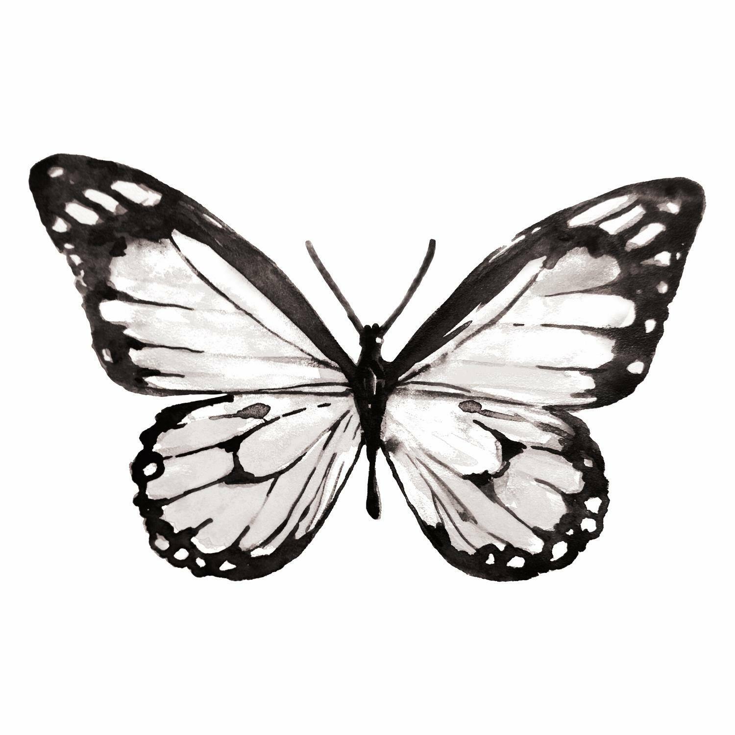RoomMates Watercolor Butterfly Peel &#x26; Stick Giant Wall Decal