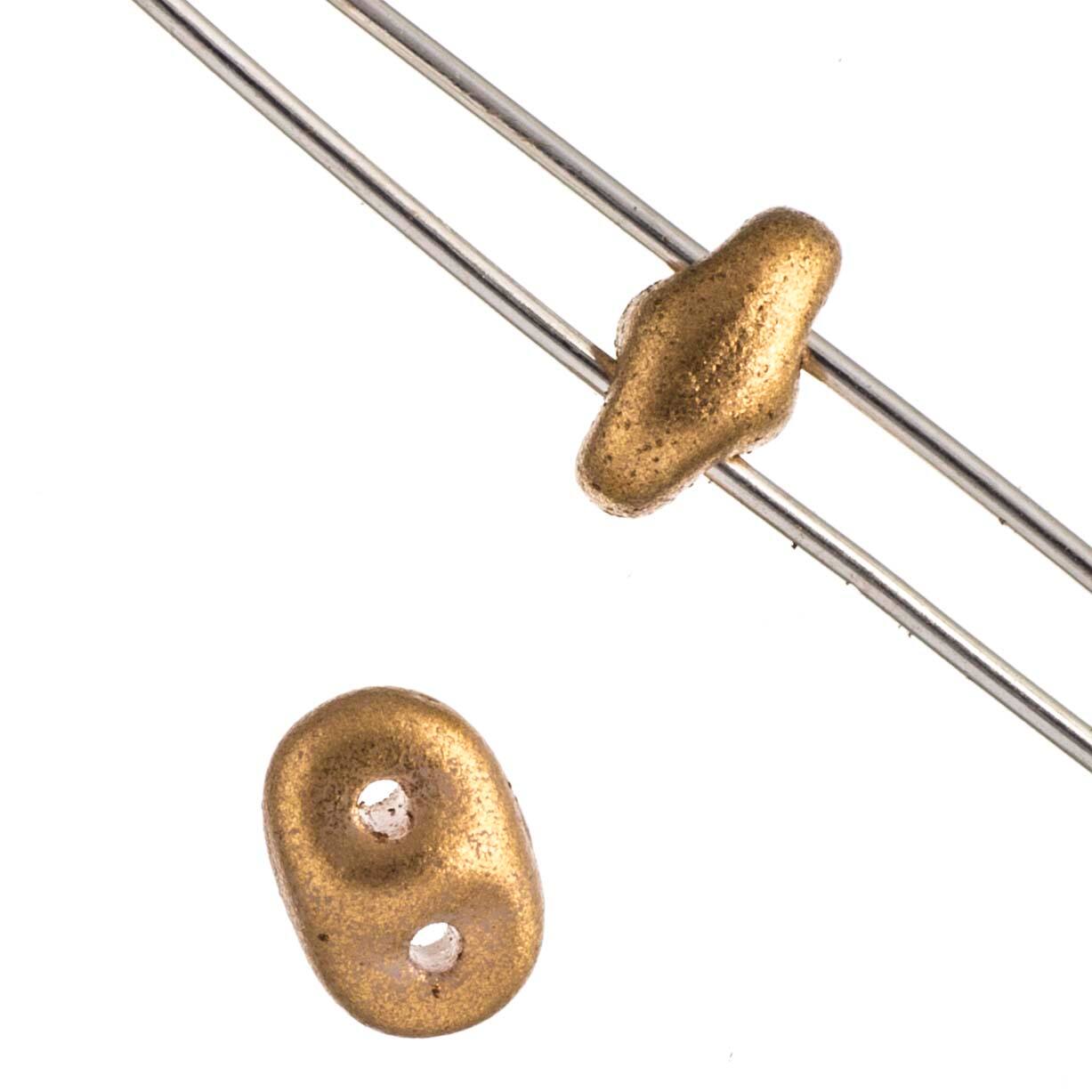 12 Pack: Superduo Two-Hole Czech Glass Beads