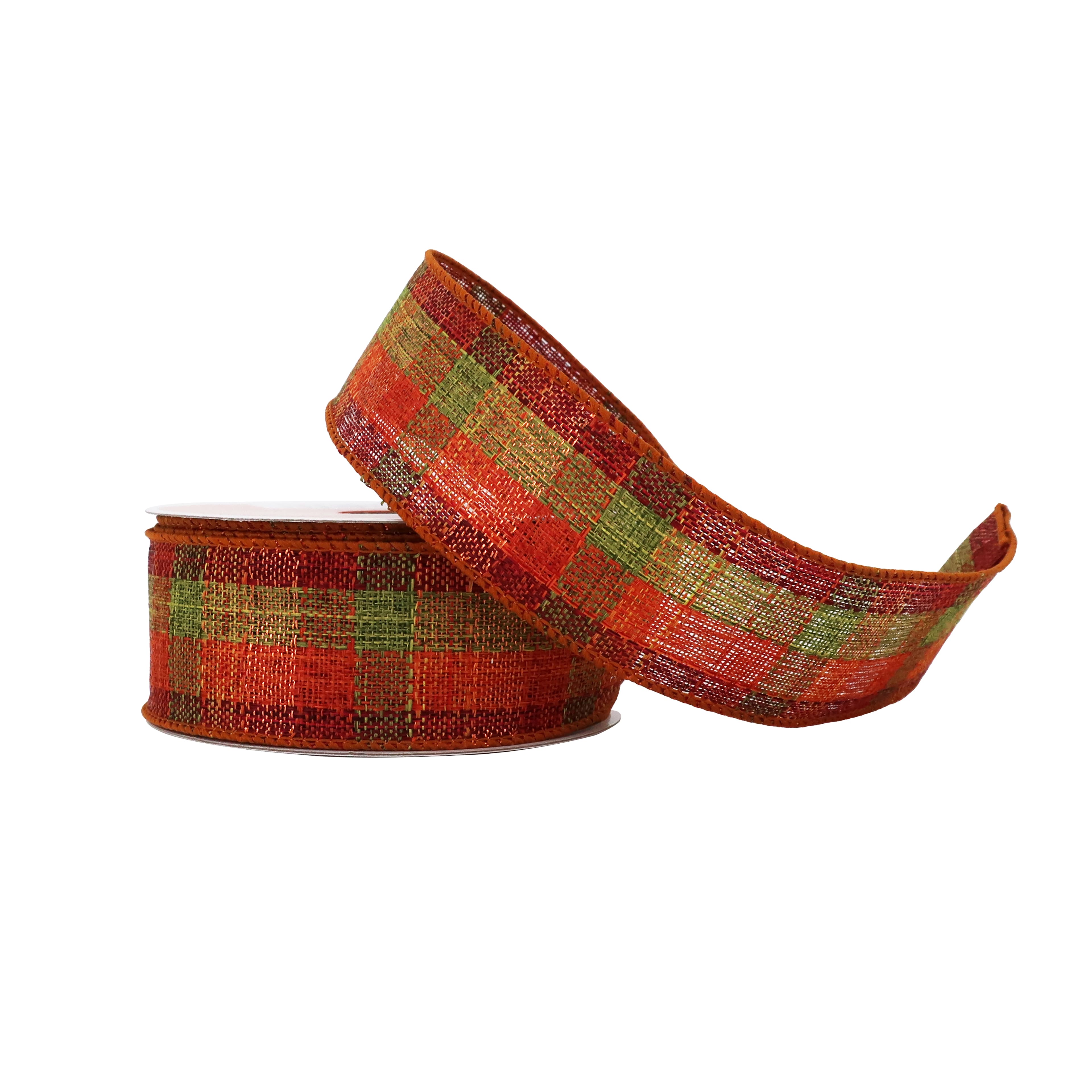 1.5&#x22; x 30ft. Plaid Wired Ribbon by Celebrate It&#xAE; Fall