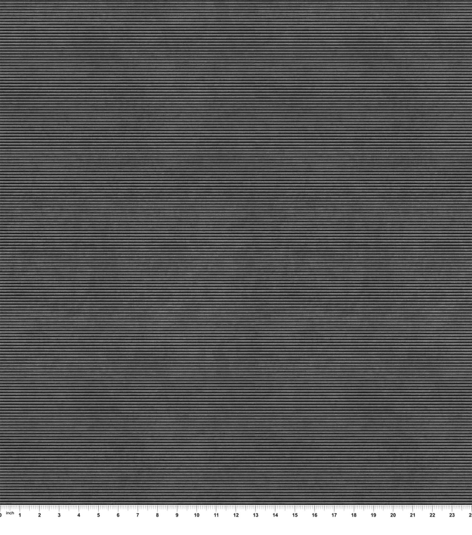 Springs Creative Modern Coastal Black Valli Stripe Mohair Fabric