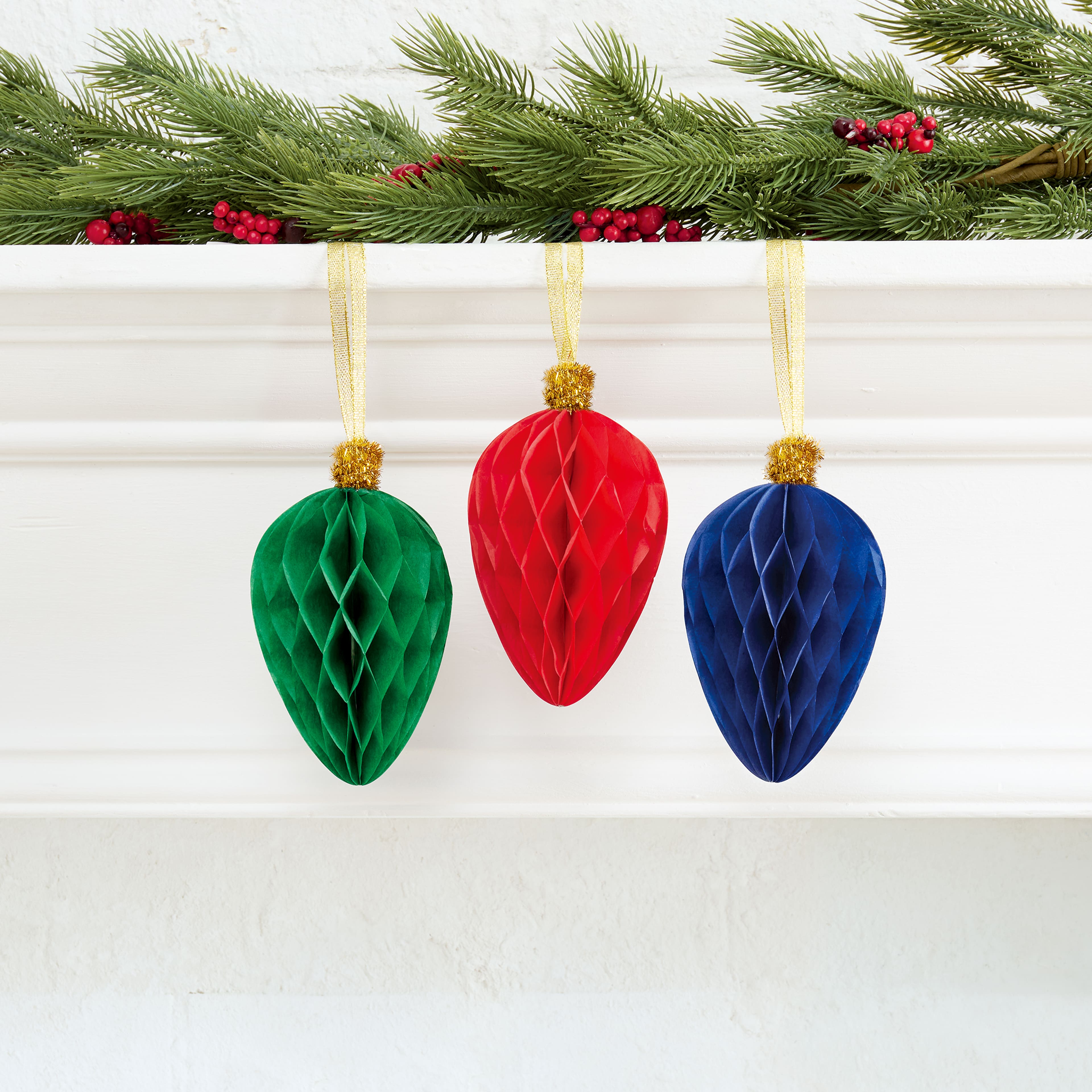 Honeycomb Bulb Ornament Kit by Celebrate It&#x2122;