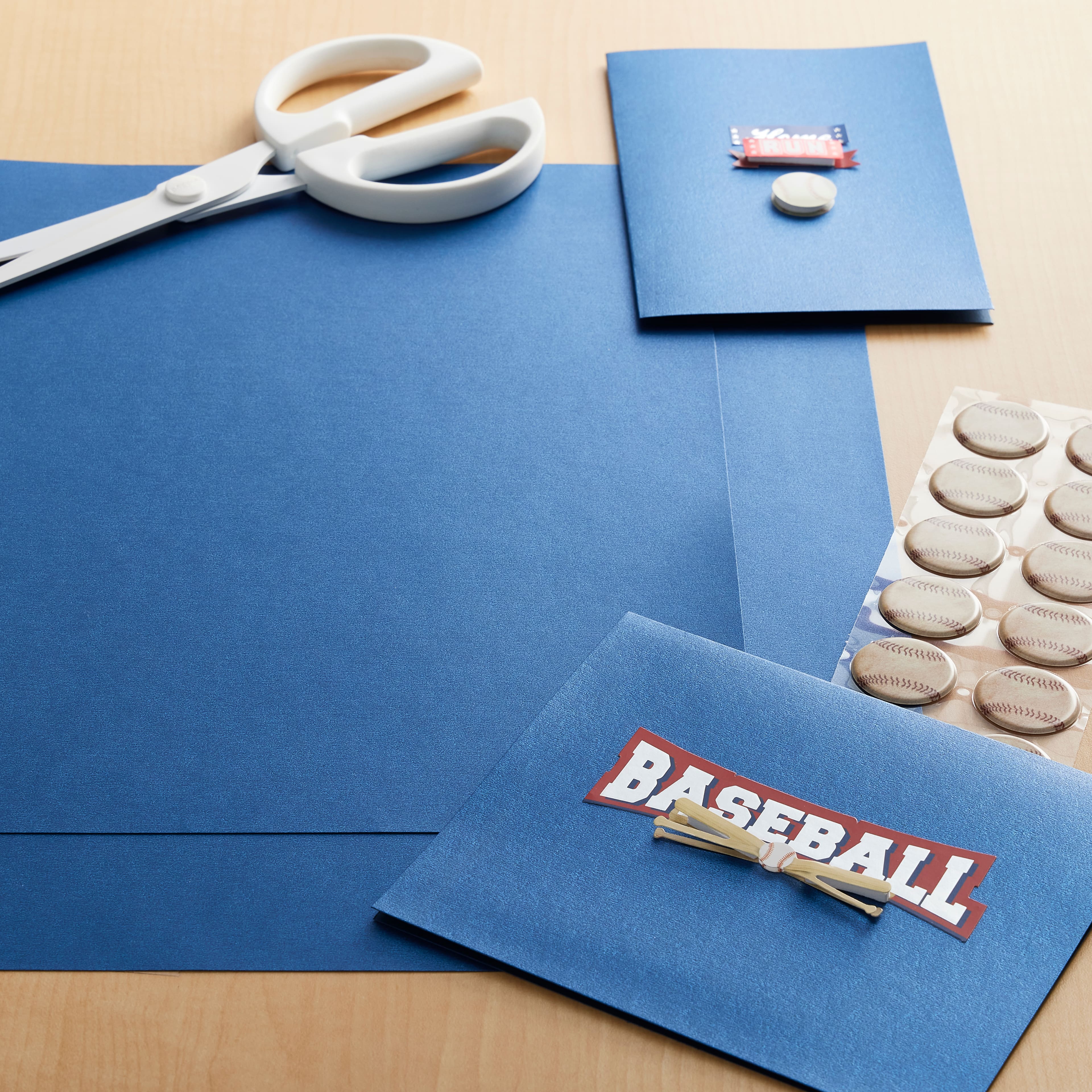 48 Pack: Solid Metallic Paper by Recollections®, 12" x 12"