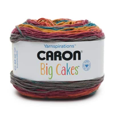 Caron Big Cakes Self Striping Yarn ~ 603 yd/551 m / 10.5oz/300 g Each  (Nightberry)