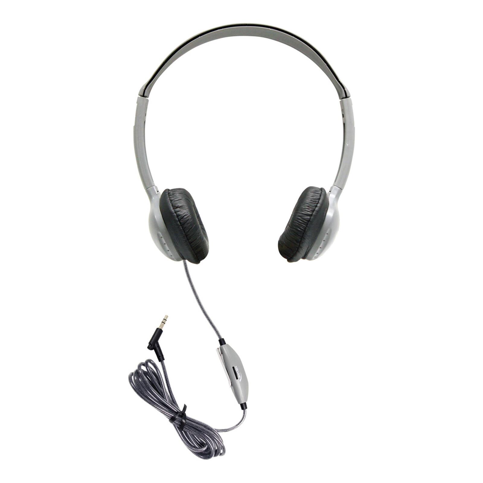 HamiltonBuhl&#xAE; MS2LV Personal Stereo/Mono Volume Control Headphones 