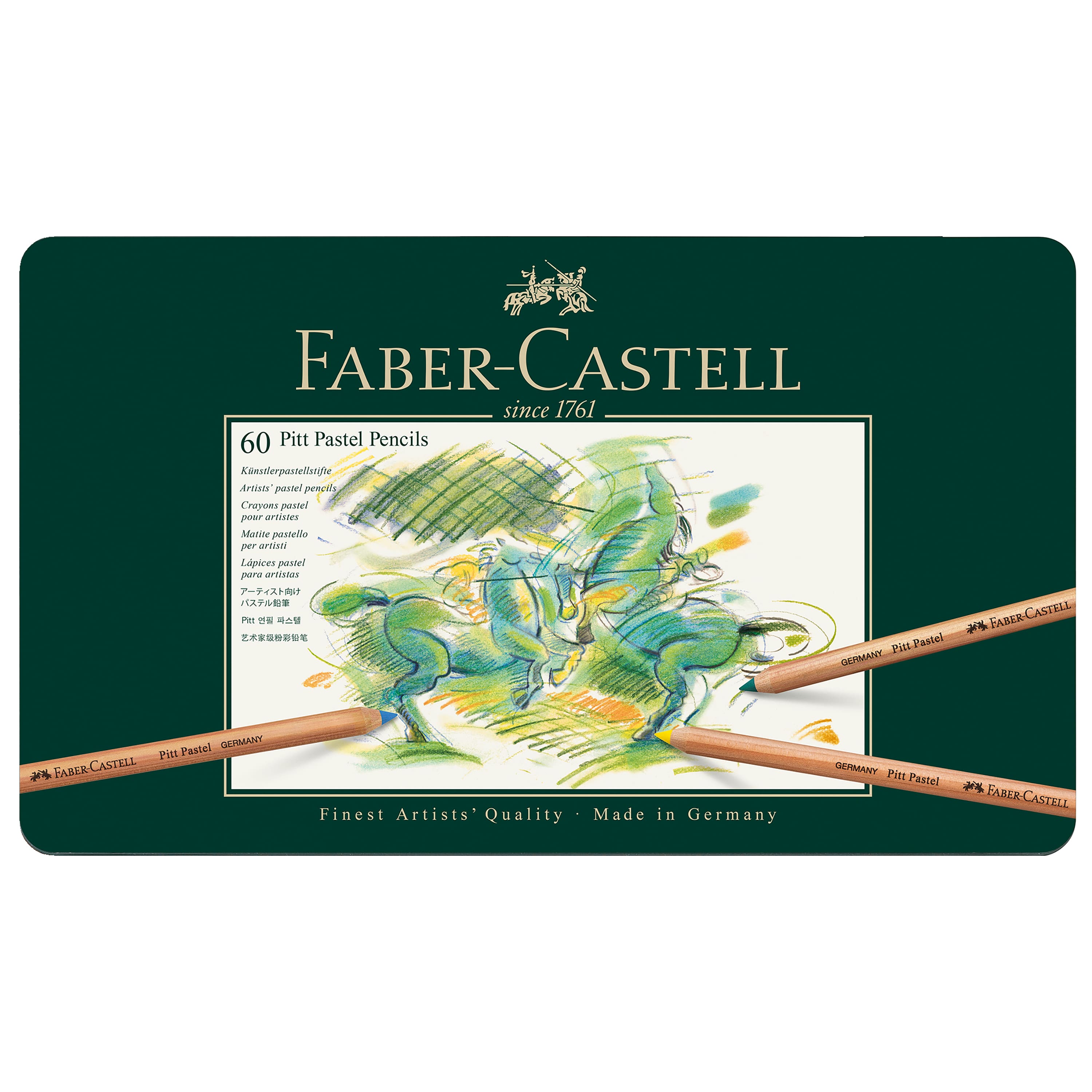 Faber-Castell Pitt 60 Color Pastel Pencil Set