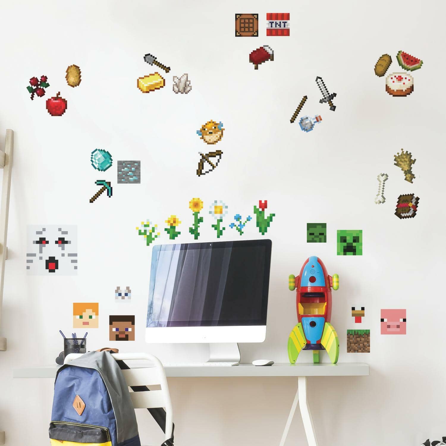 RoomMates Minecraft Peel & Stick Wall Decals