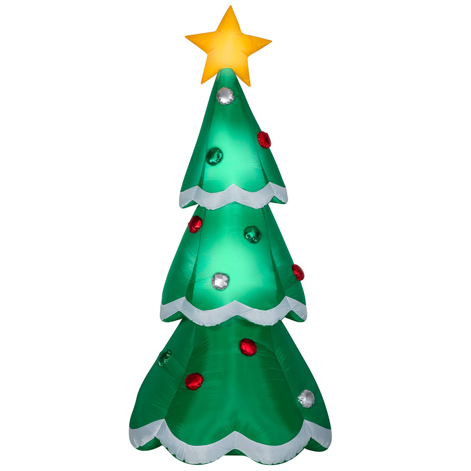 Find The 7ft Airblown Inflatable Christmas Metallic Tree At