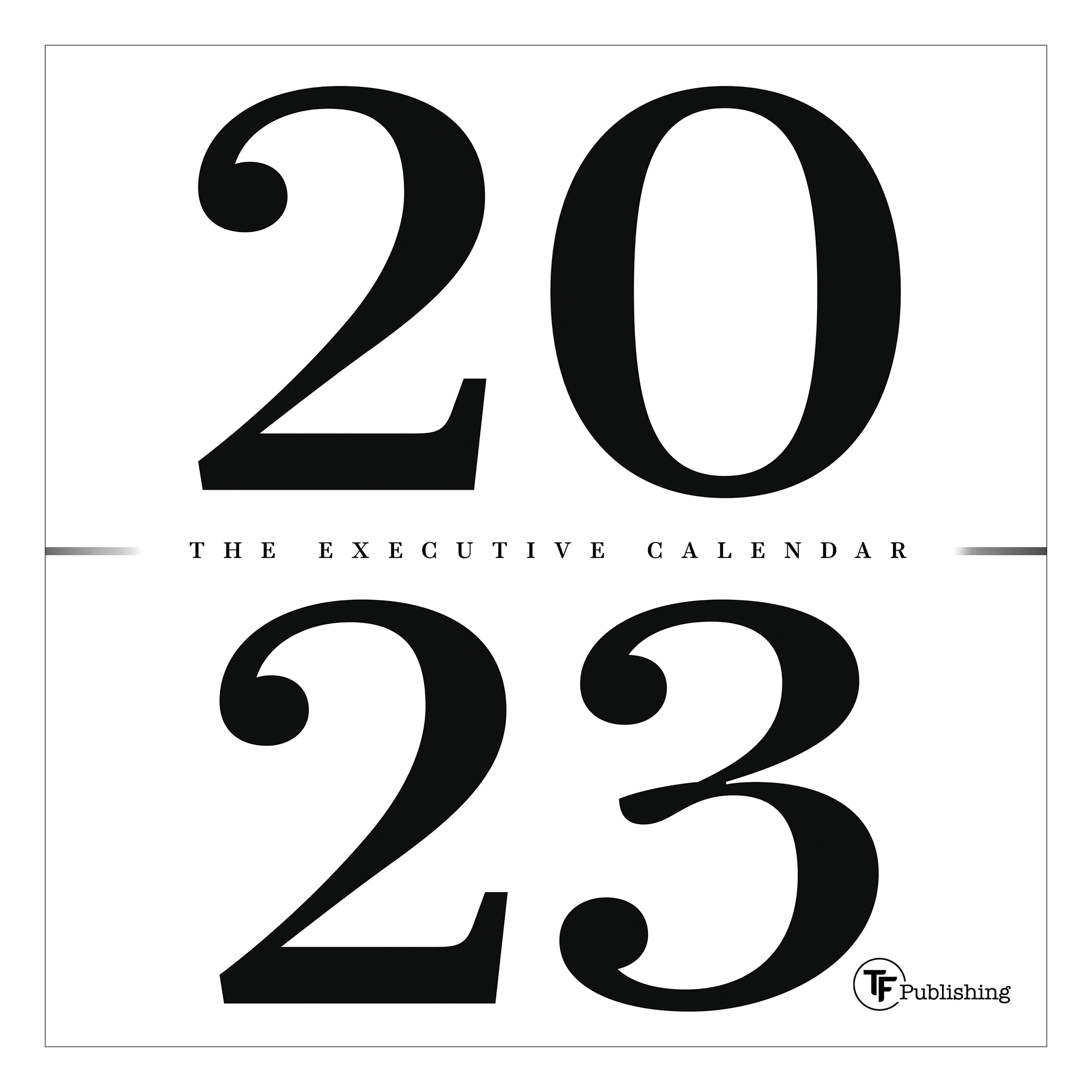 TF Publishing 2023 Big Grid The Executive Mini Calendar | Desk ...